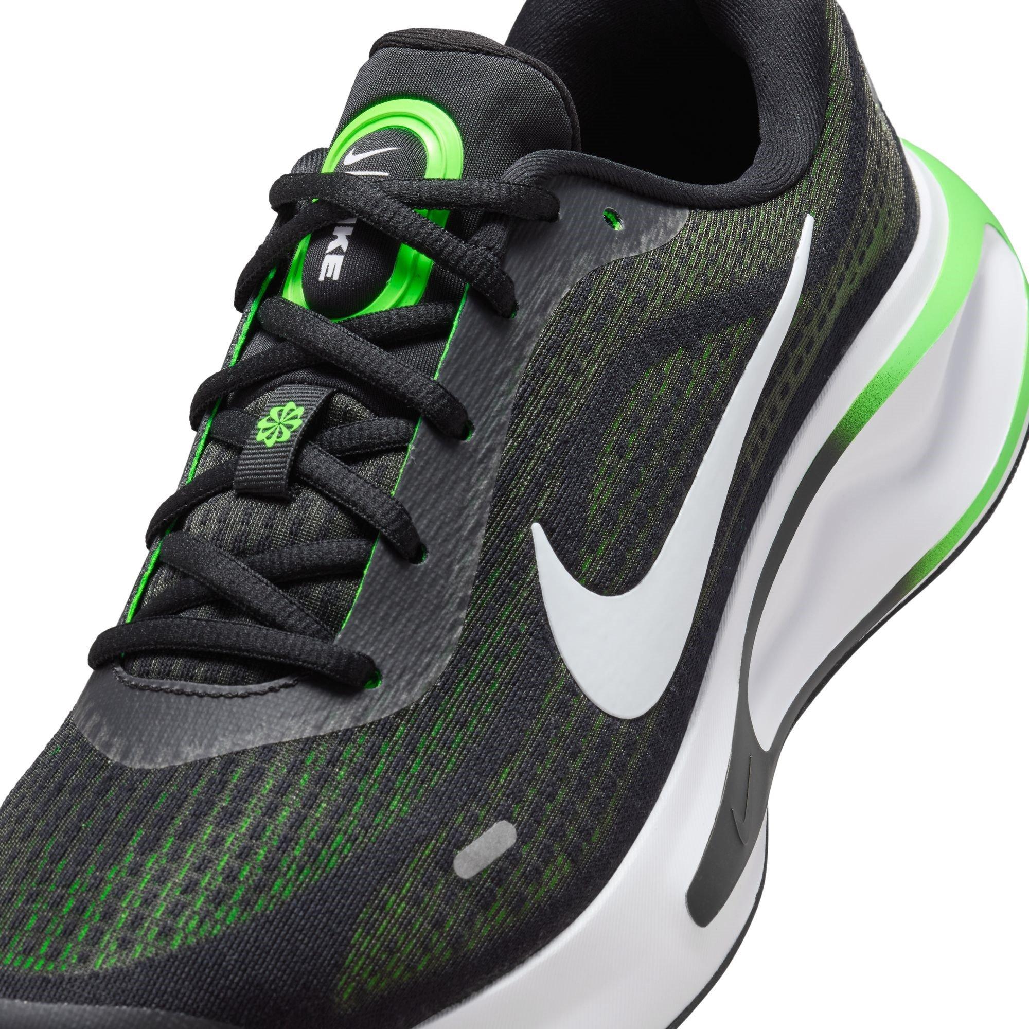 Blk/Grn Strk - Nike - Journey Run Men's Road Running Shoes - 7