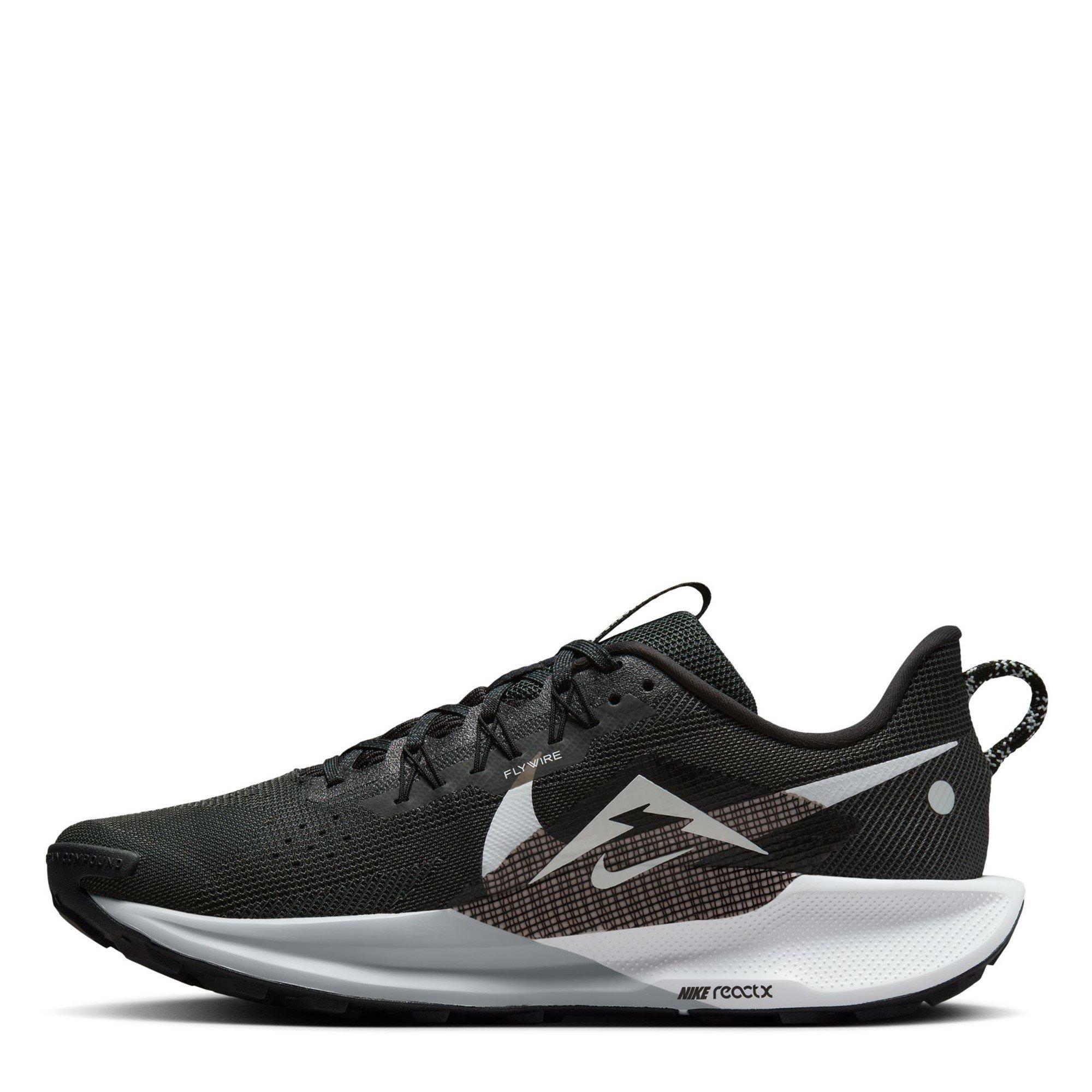 Sort/Grå - Nike - ReactX Pegasus Trail 5 Mens Running Shoes - 2