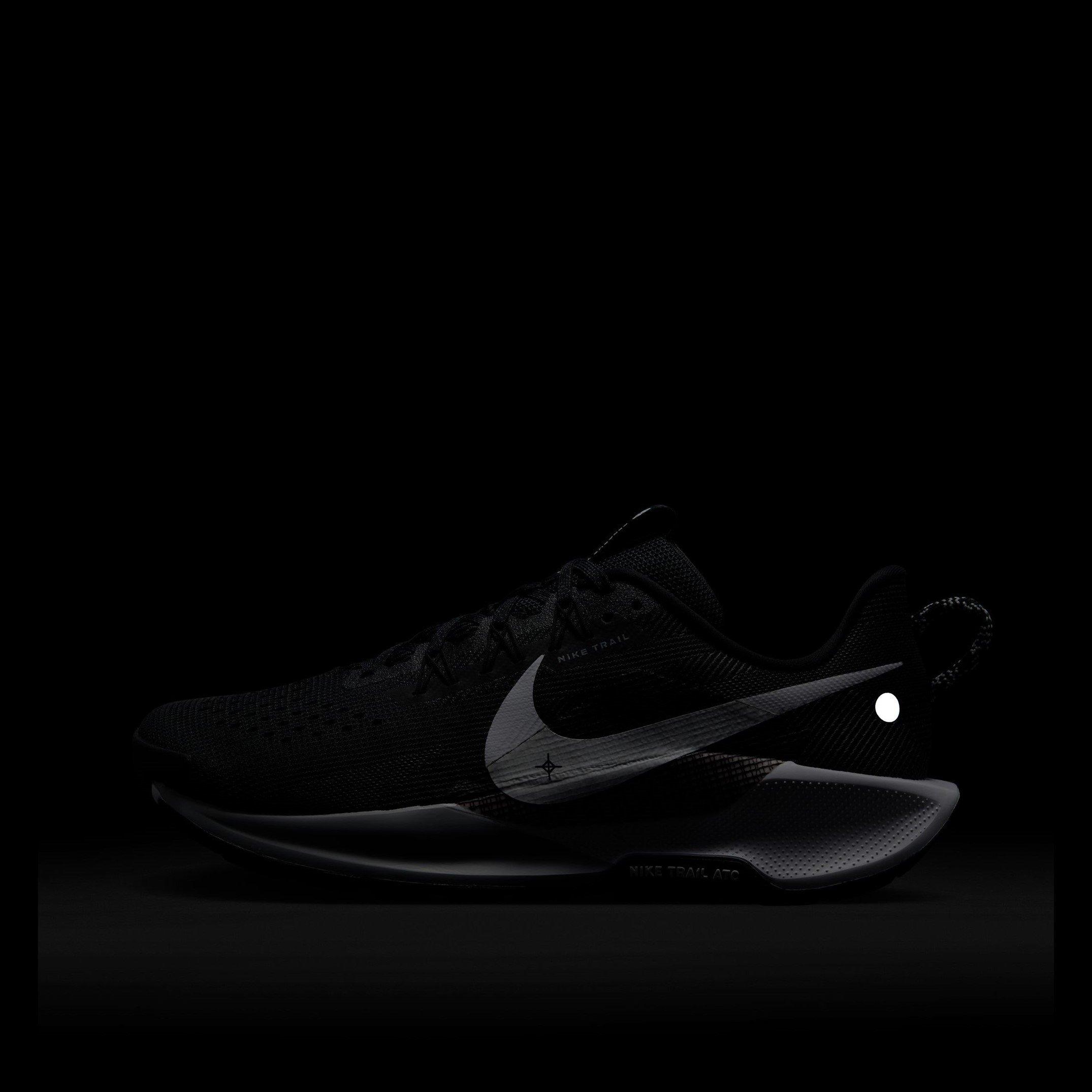 Sort/Grå - Nike - ReactX Pegasus Trail 5 Mens Running Shoes - 12