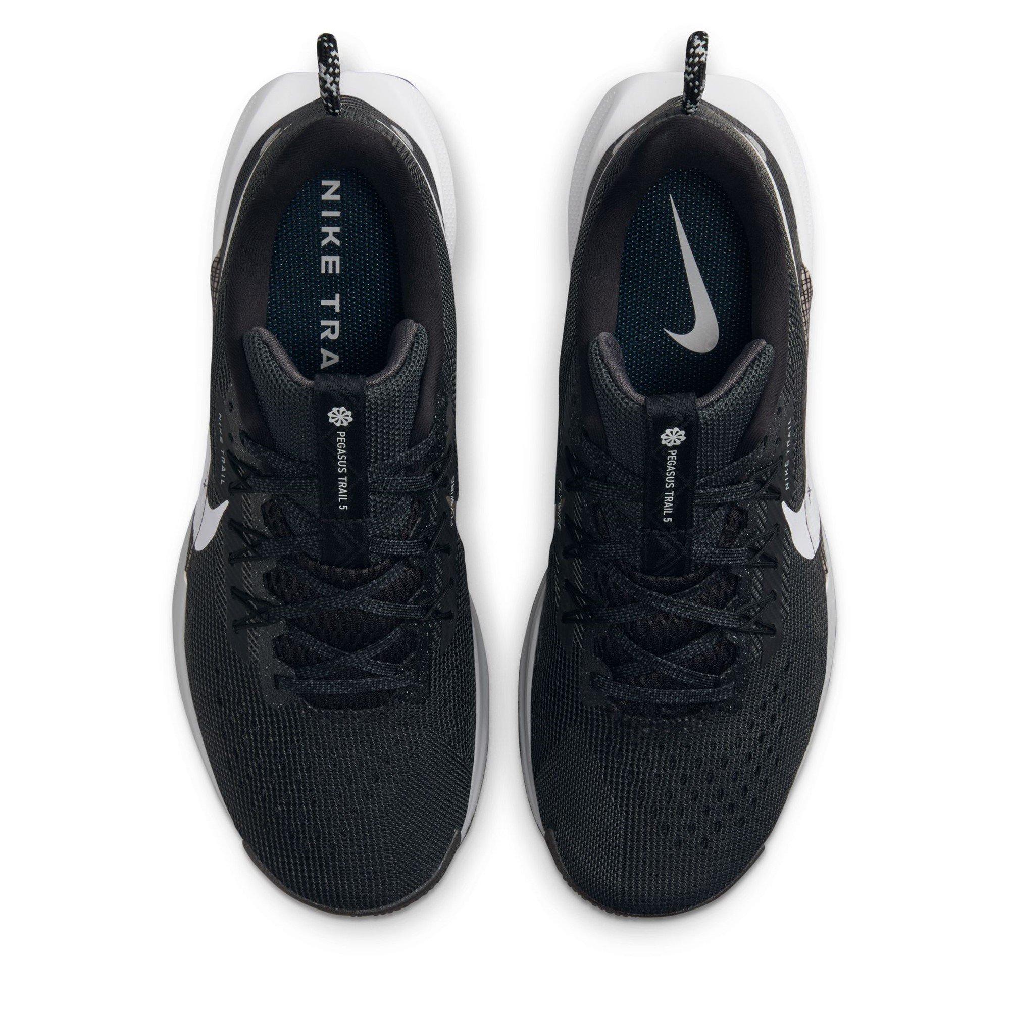 Zwart/Grijs - Nike - ReactX Pegasus Trail 5 Running Shoes Womens - 6