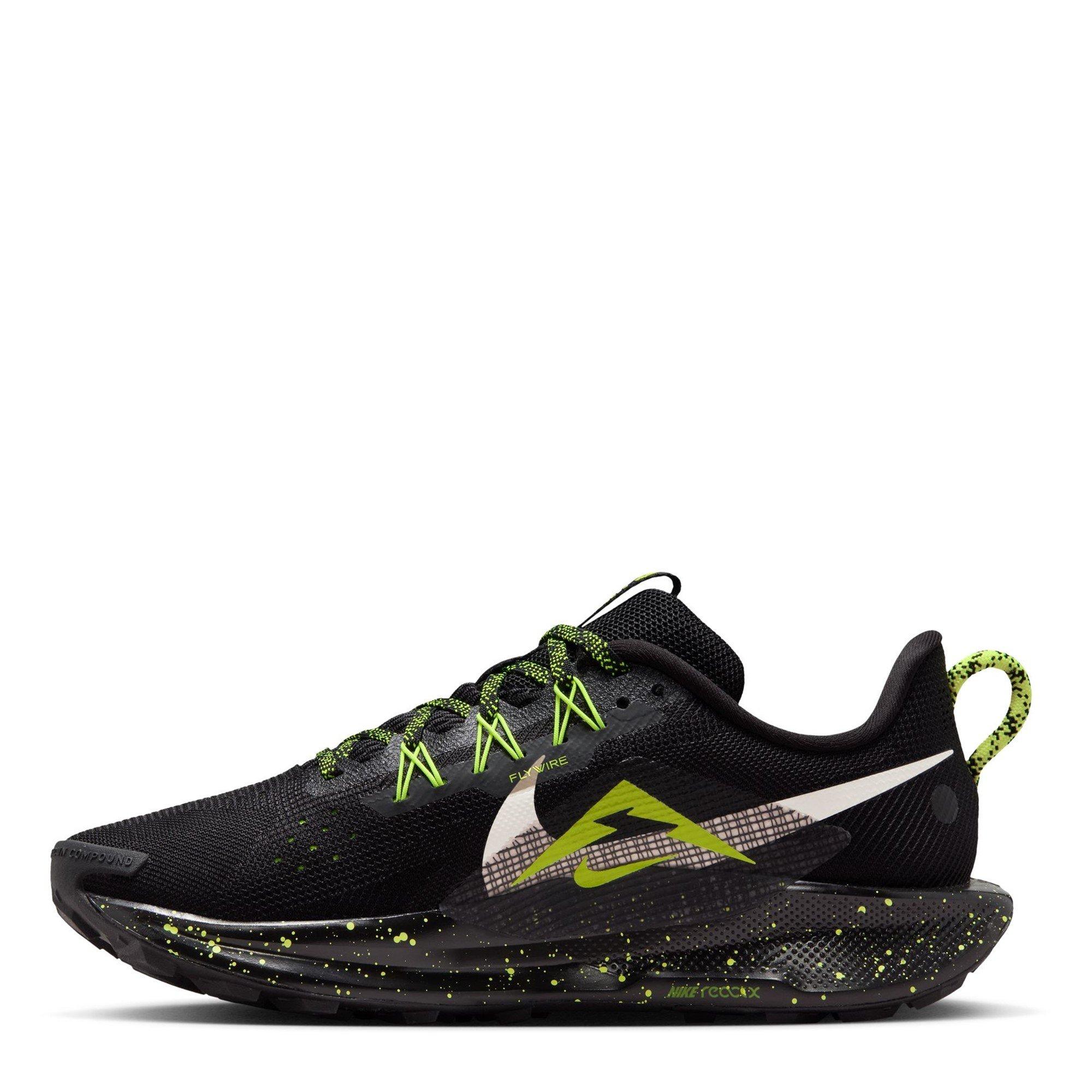 Zwart/Volt IJs - Nike - ReactX Pegasus Trail 5 Running Shoes Womens - 2