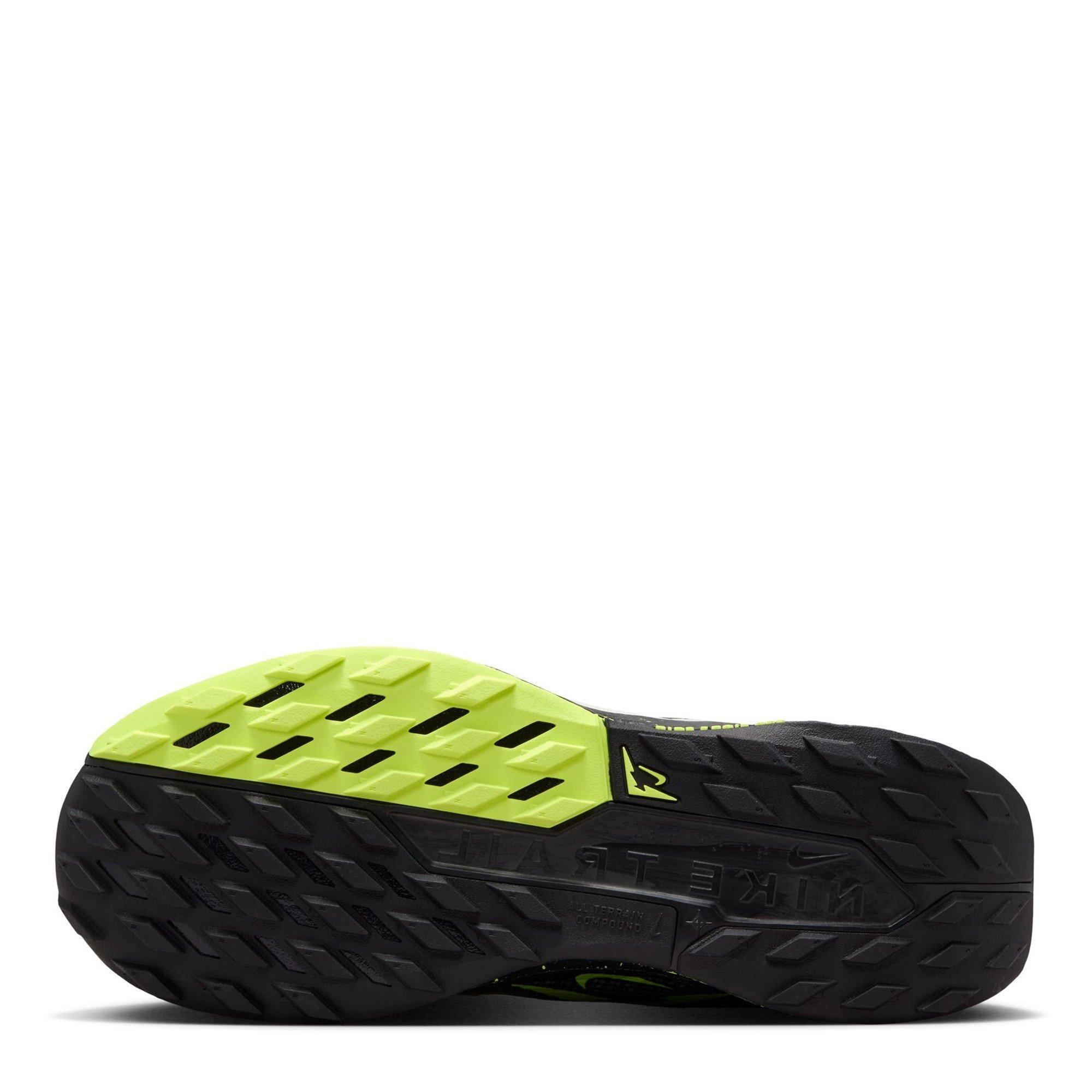 Zwart/Volt IJs - Nike - ReactX Pegasus Trail 5 Running Shoes Womens - 3