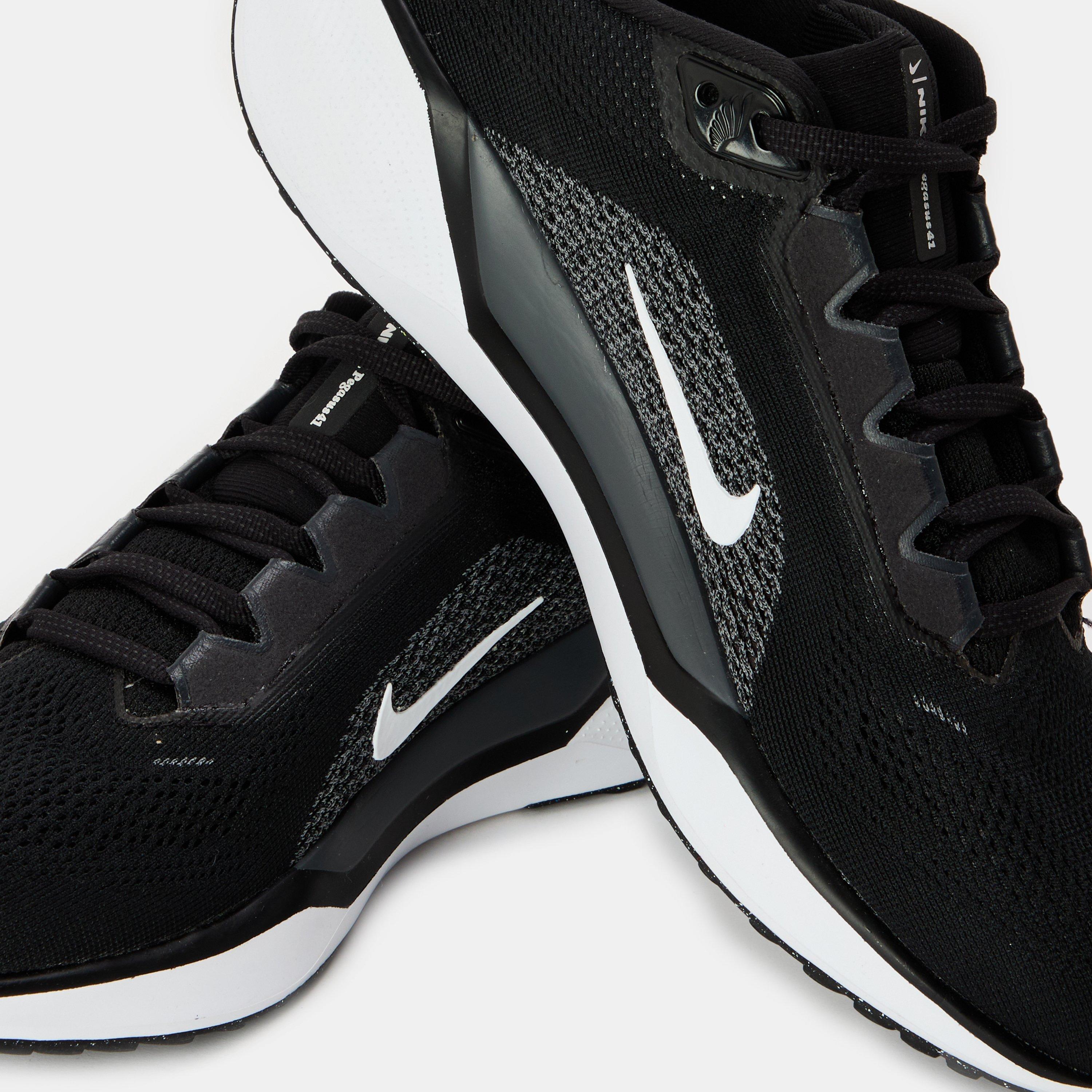 Noir/Blanc - Nike - Pegasus 41 Womens Running Shoes - 5