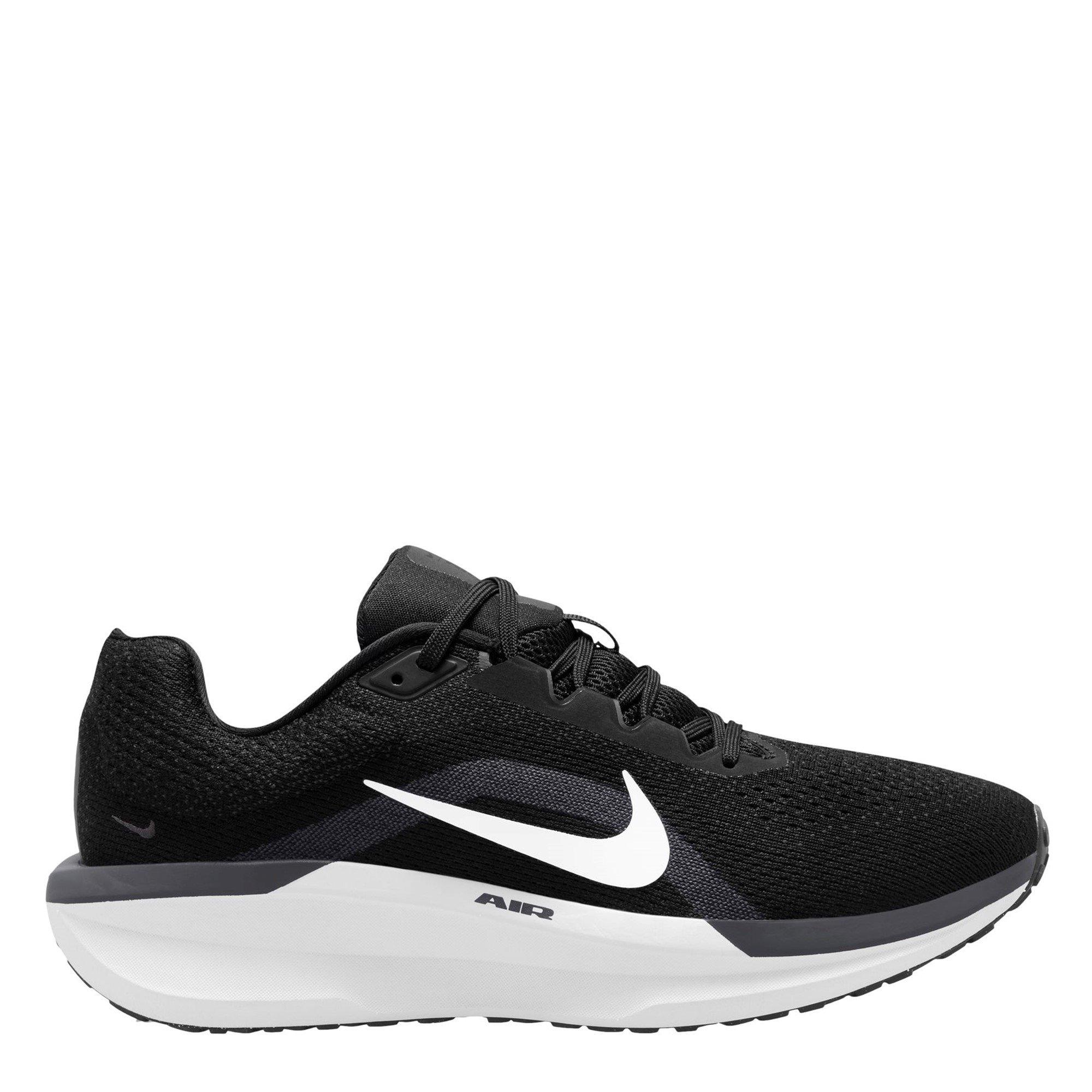 Nike Men's Winflo 11 Road Running Shoes - Black/White - 9 (44)