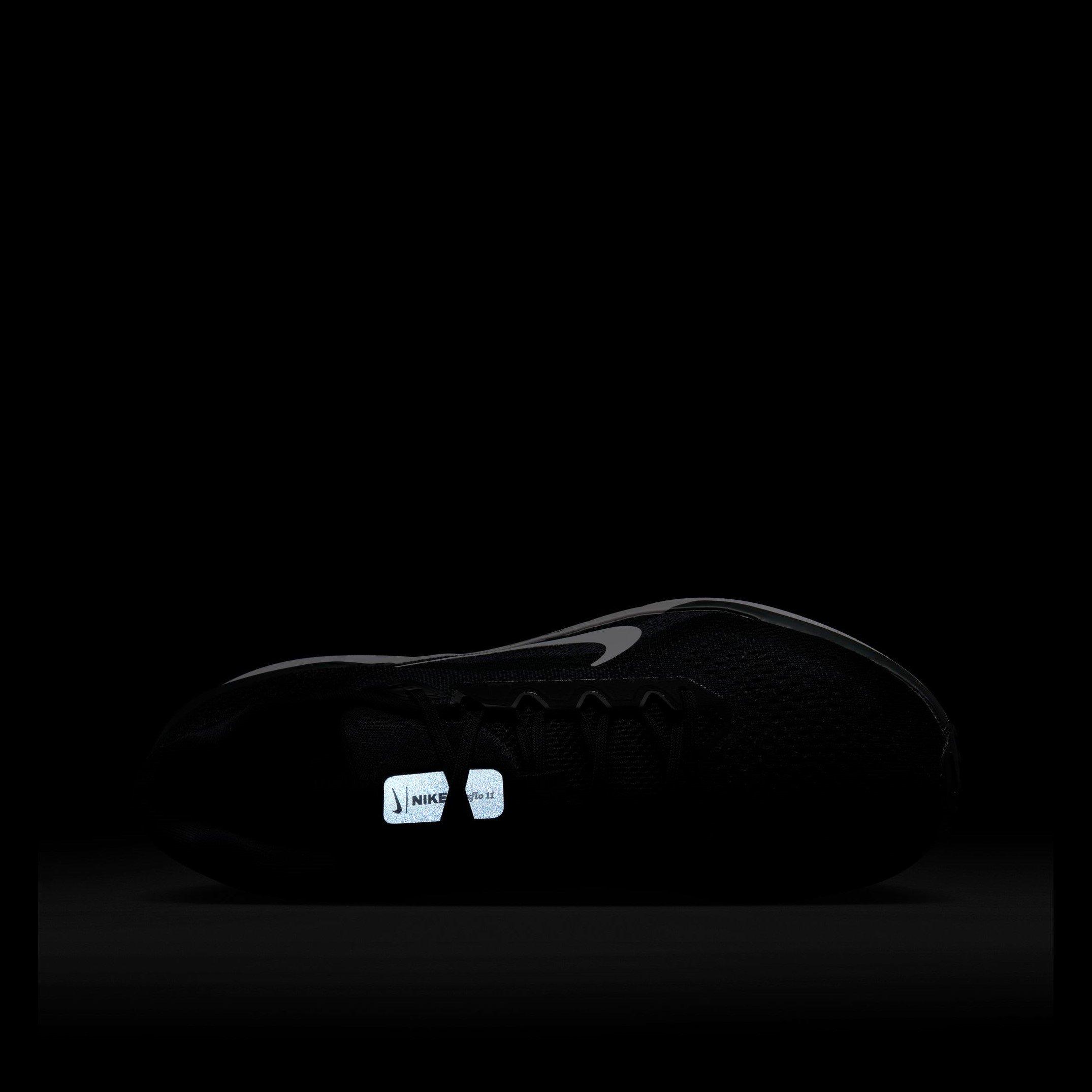 Zwart/Wit - Nike - Winflo 11 Mens Road Running Shoes - 9