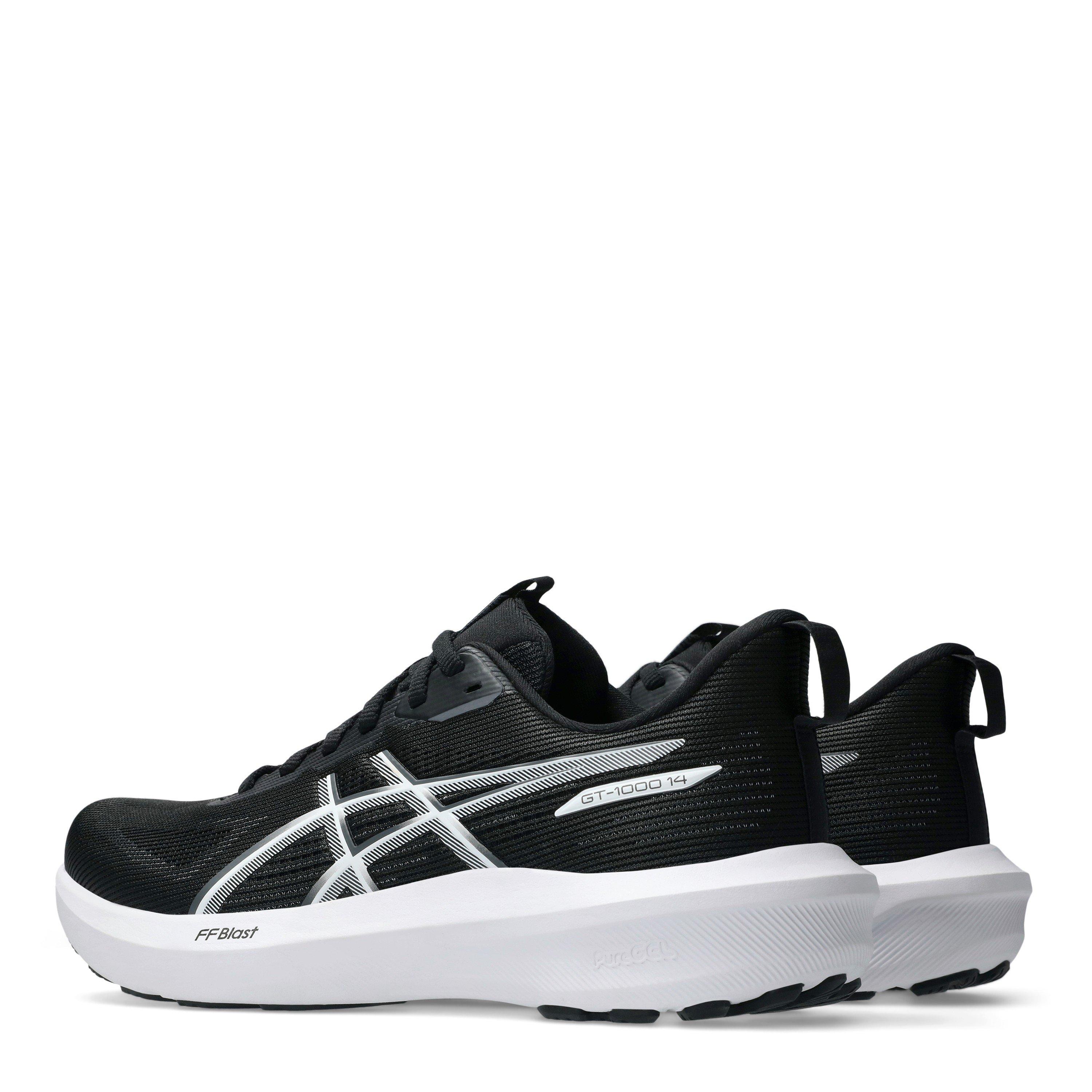 Negro/Blanco - Asics - Asics Gt-1000 14 Road Running Shoes Womens - 5