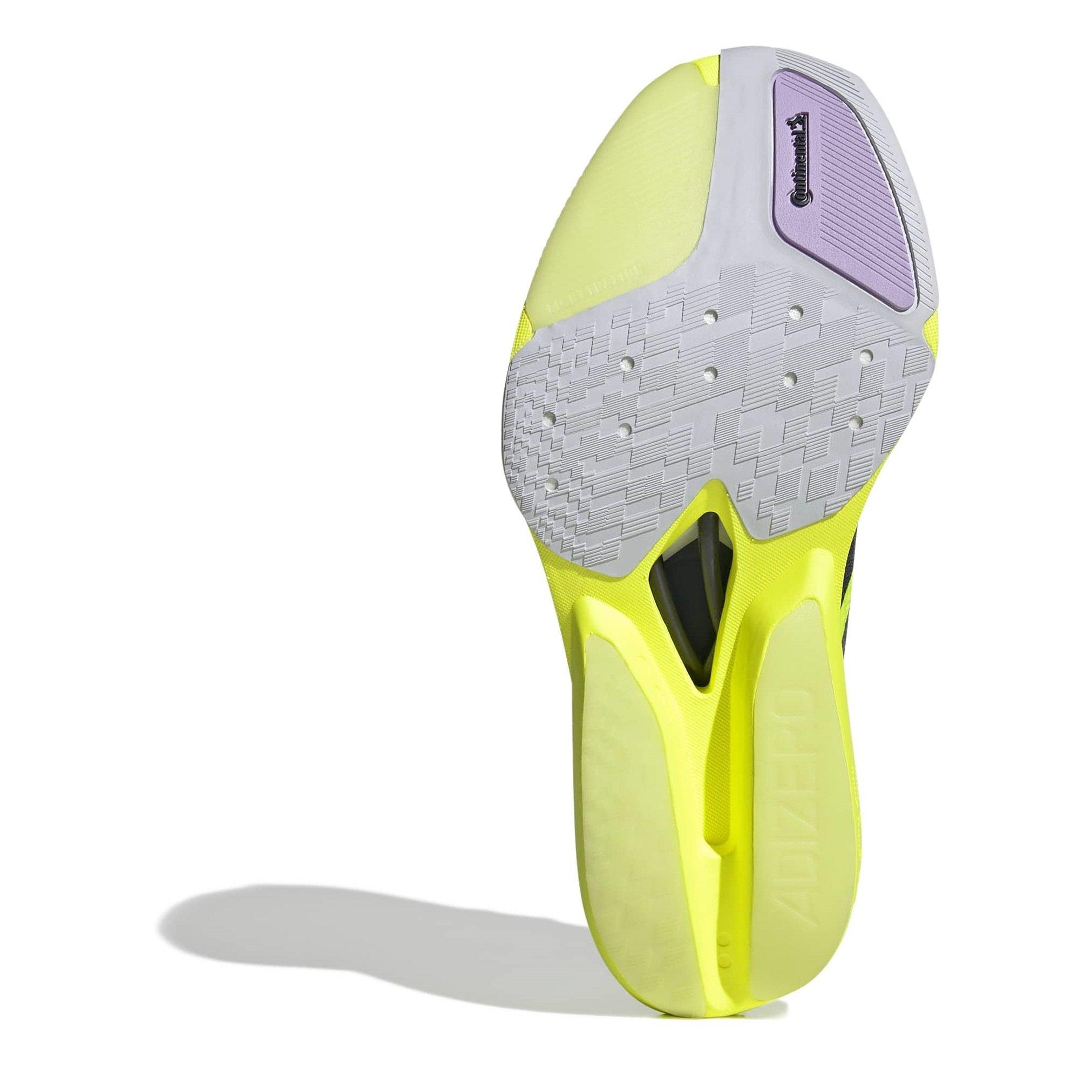 Solar Yellow - adidas - Adizero Prime X3 STRUNG Running Shoes Mens - 6