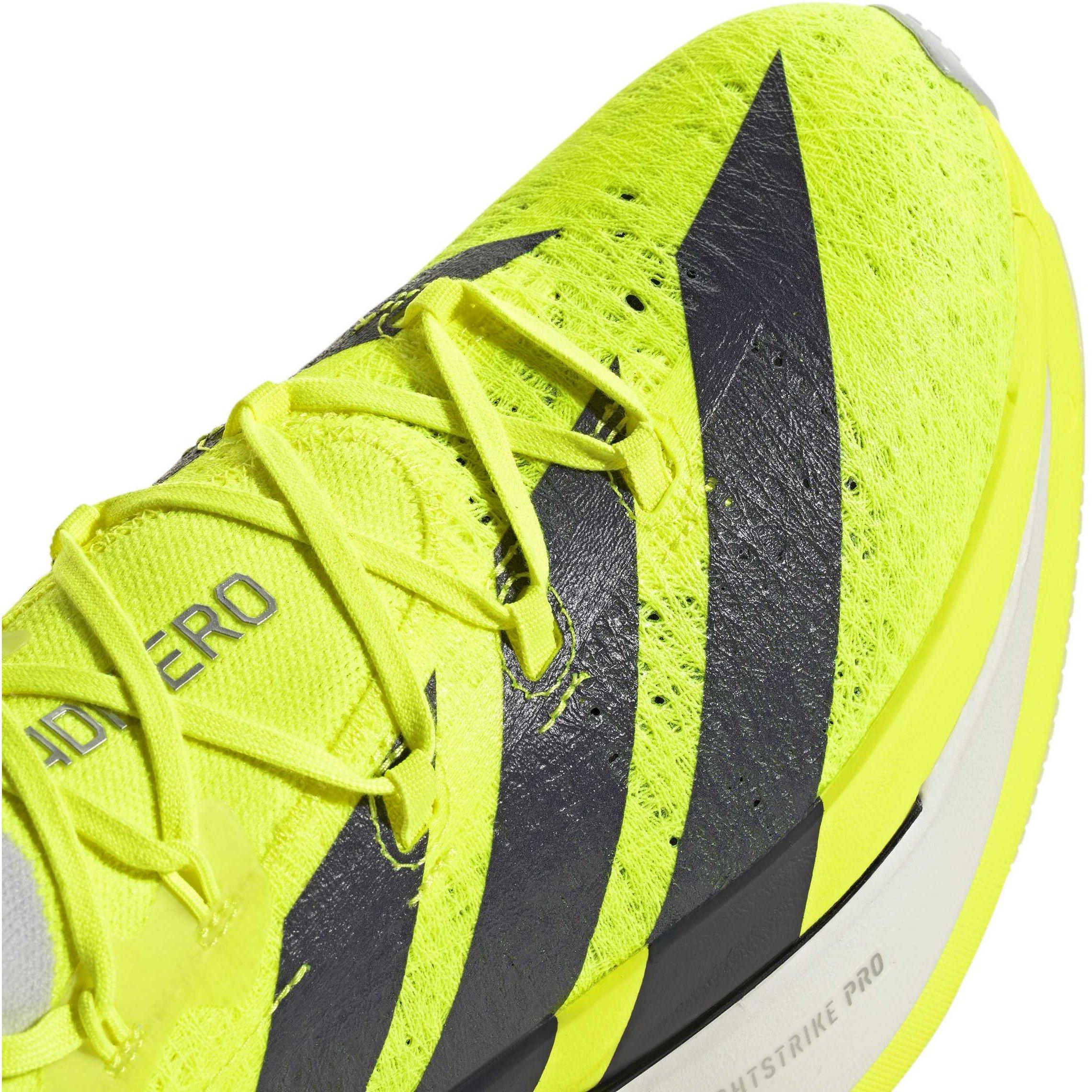 Solar Yellow - adidas - Adizero Prime X3 STRUNG Running Shoes Mens - 7