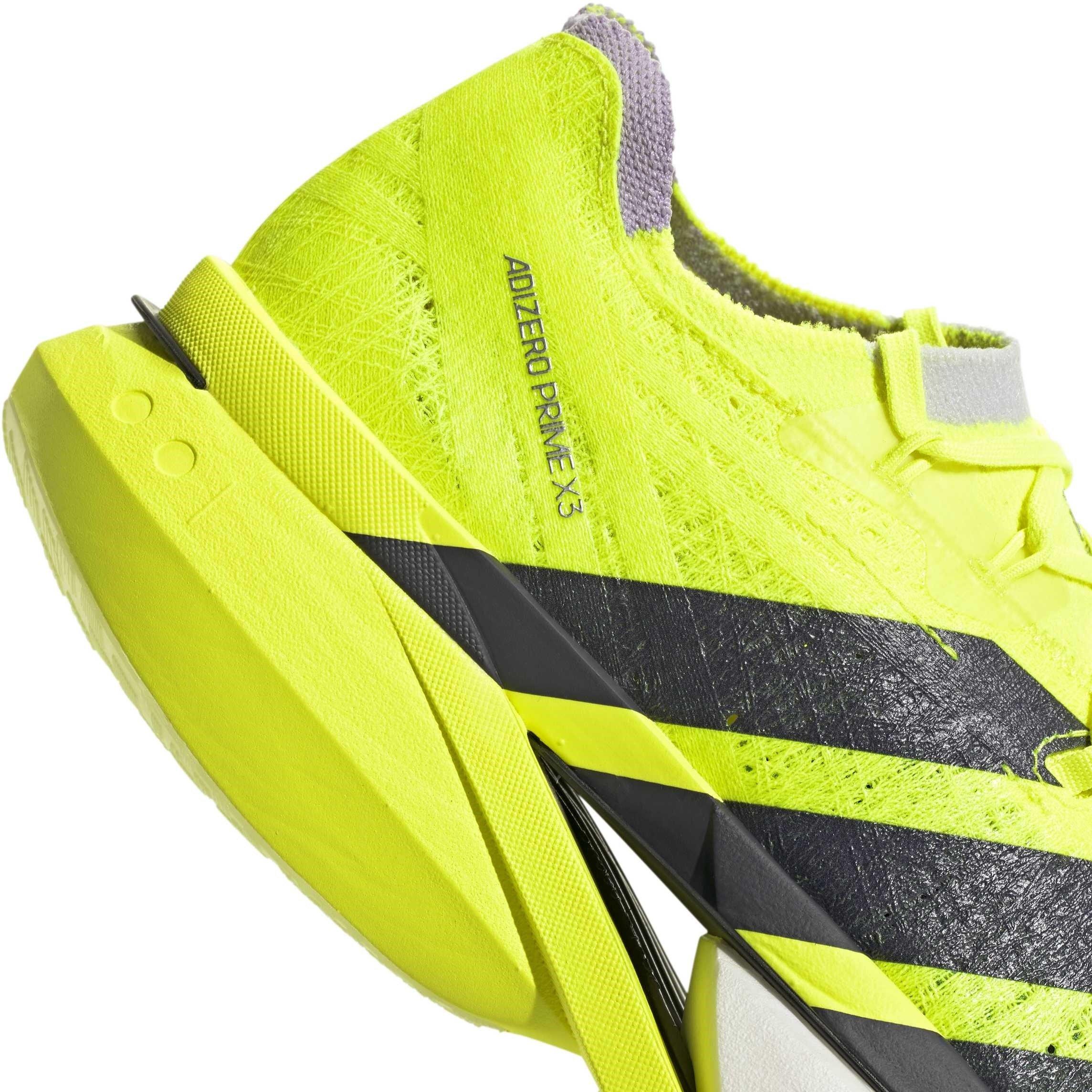 Solar Yellow - adidas - Adizero Prime X3 STRUNG Running Shoes Mens - 8