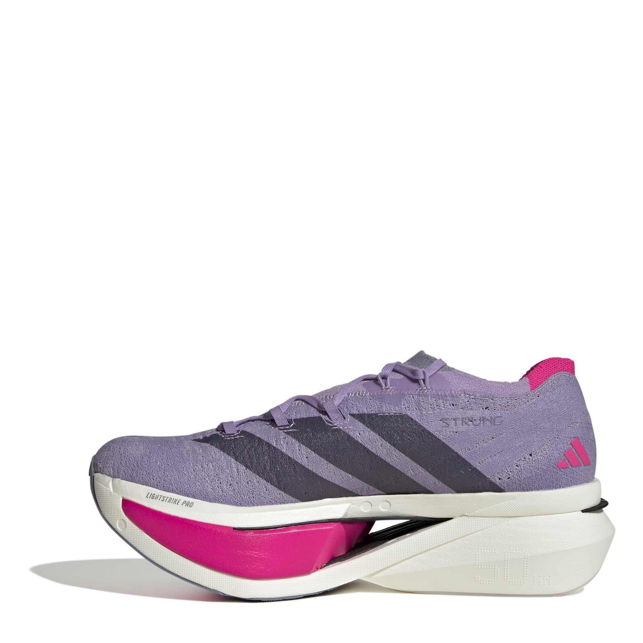 Powder Plum - adidas - Adizero Prime X3 STRUNG Running Shoes Mens - 2