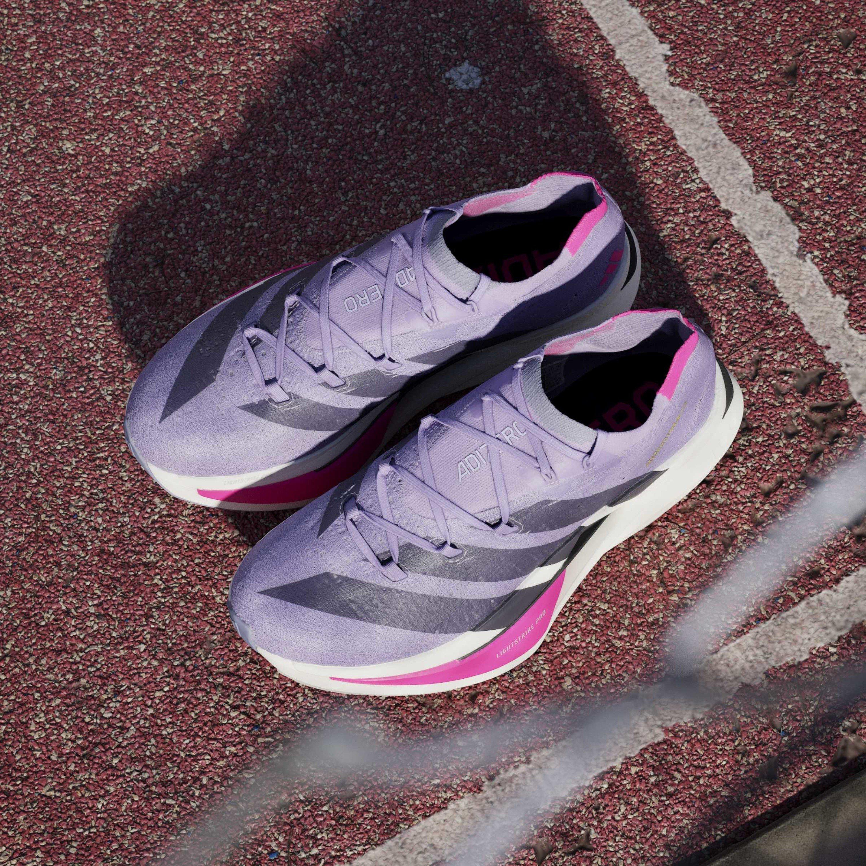 Powder Plum - adidas - Adizero Prime X3 STRUNG Running Shoes Mens - 15