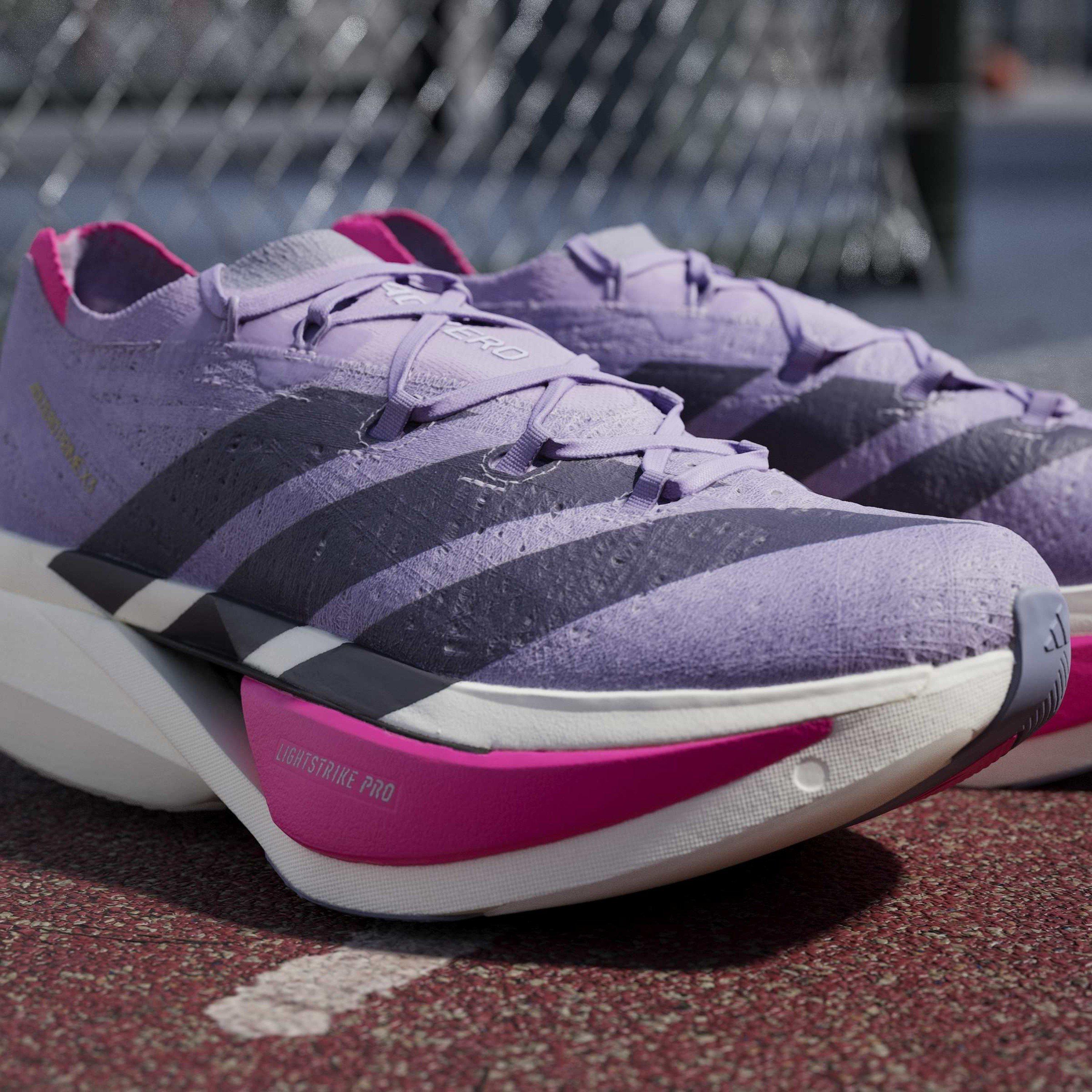 Powder Plum - adidas - Adizero Prime X3 STRUNG Running Shoes Mens - 16