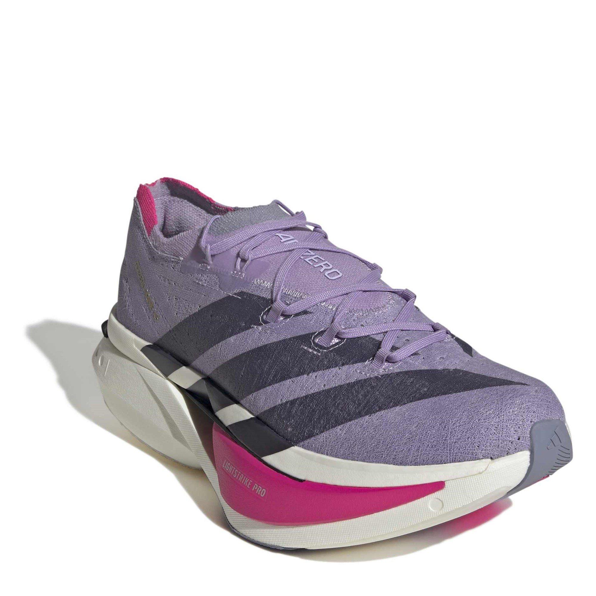 Powder Plum - adidas - Adizero Prime X3 STRUNG Running Shoes Mens - 3