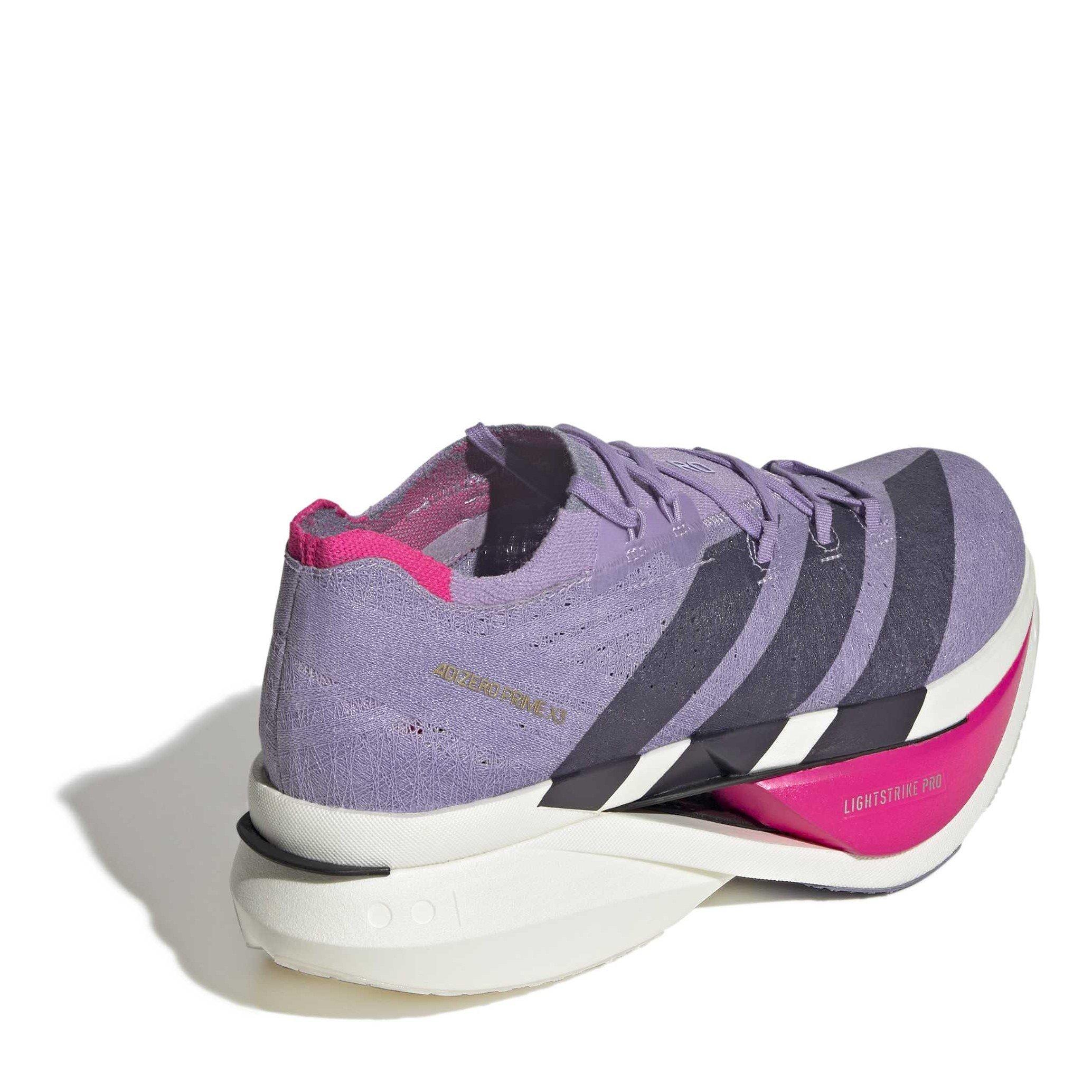 Powder Plum - adidas - Adizero Prime X3 STRUNG Running Shoes Mens - 4