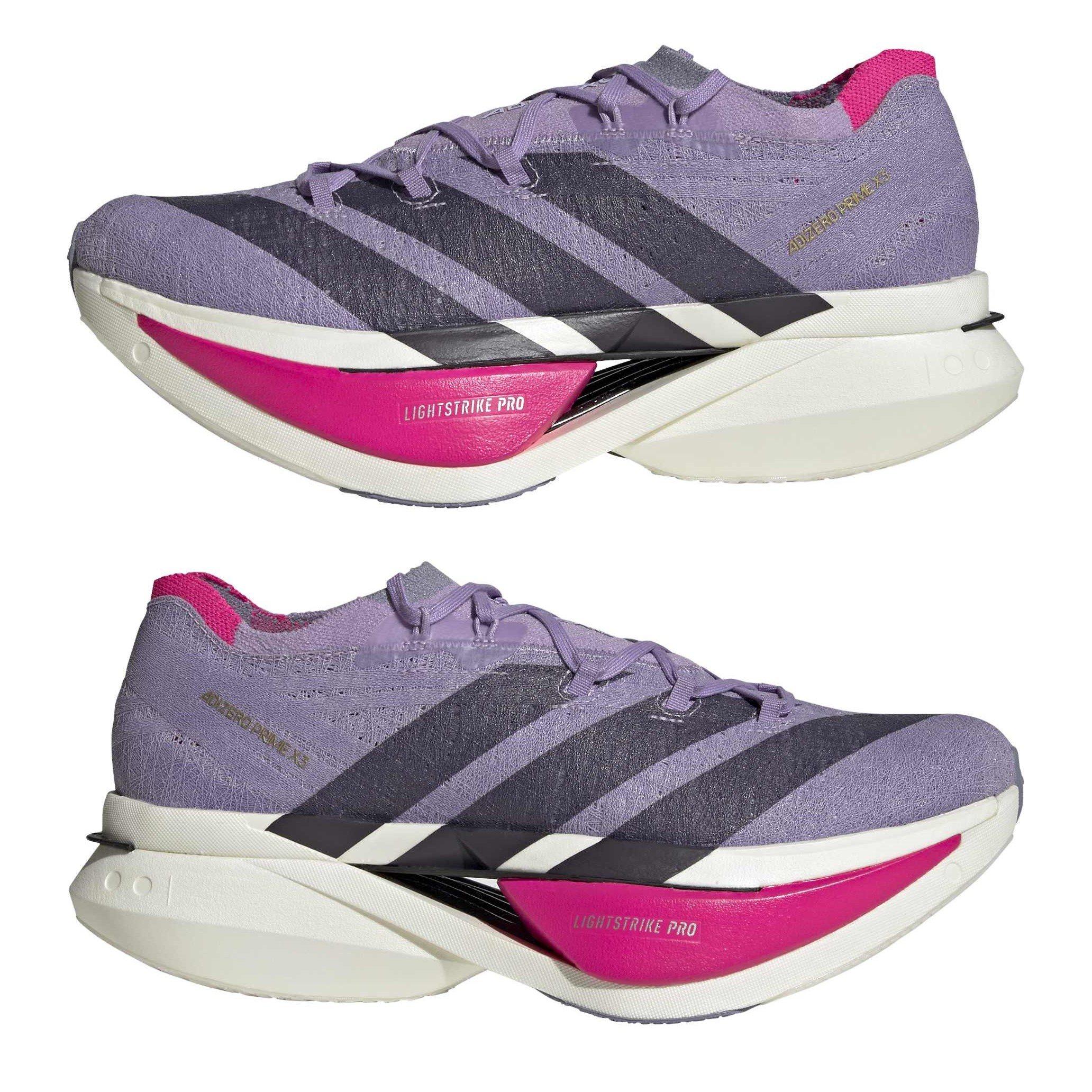 Powder Plum - adidas - Adizero Prime X3 STRUNG Running Shoes Mens - 9