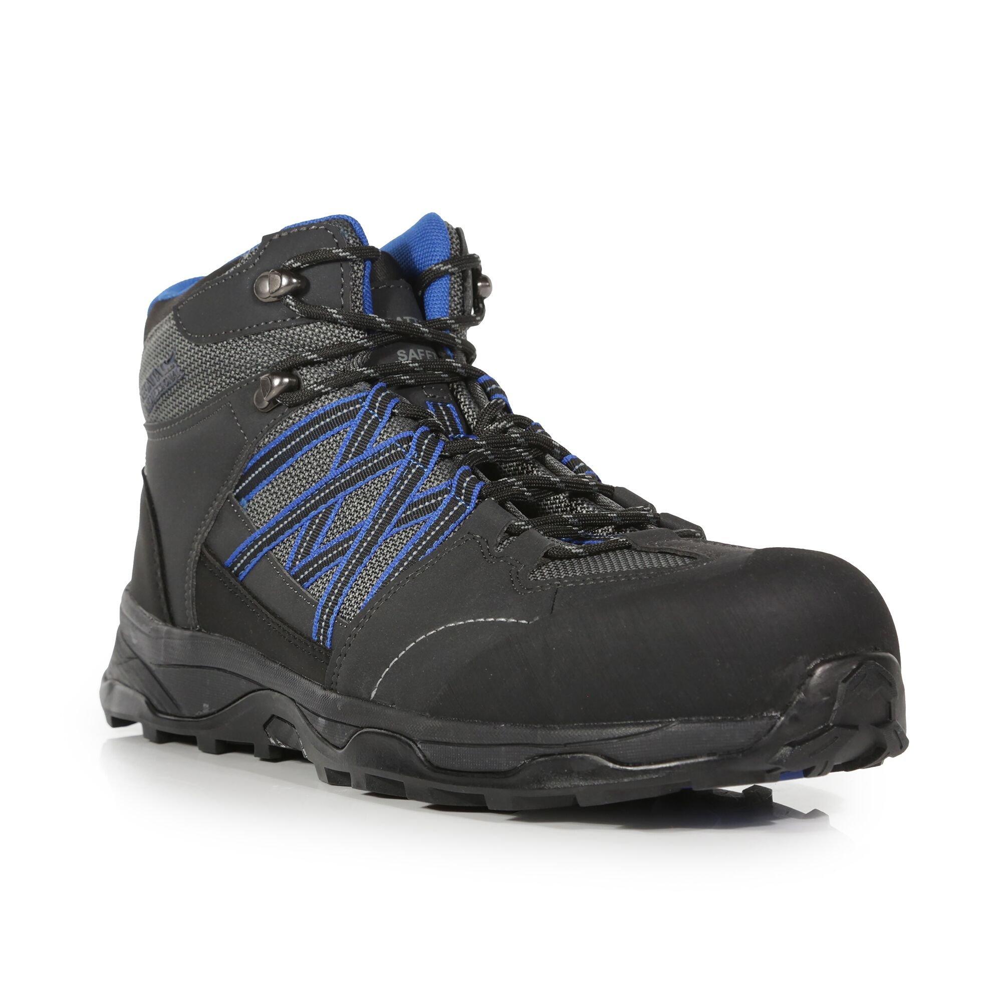 Briar/Oxblue - Regatta - Claystone Safety Toe Cap Safety Work Boot - 7