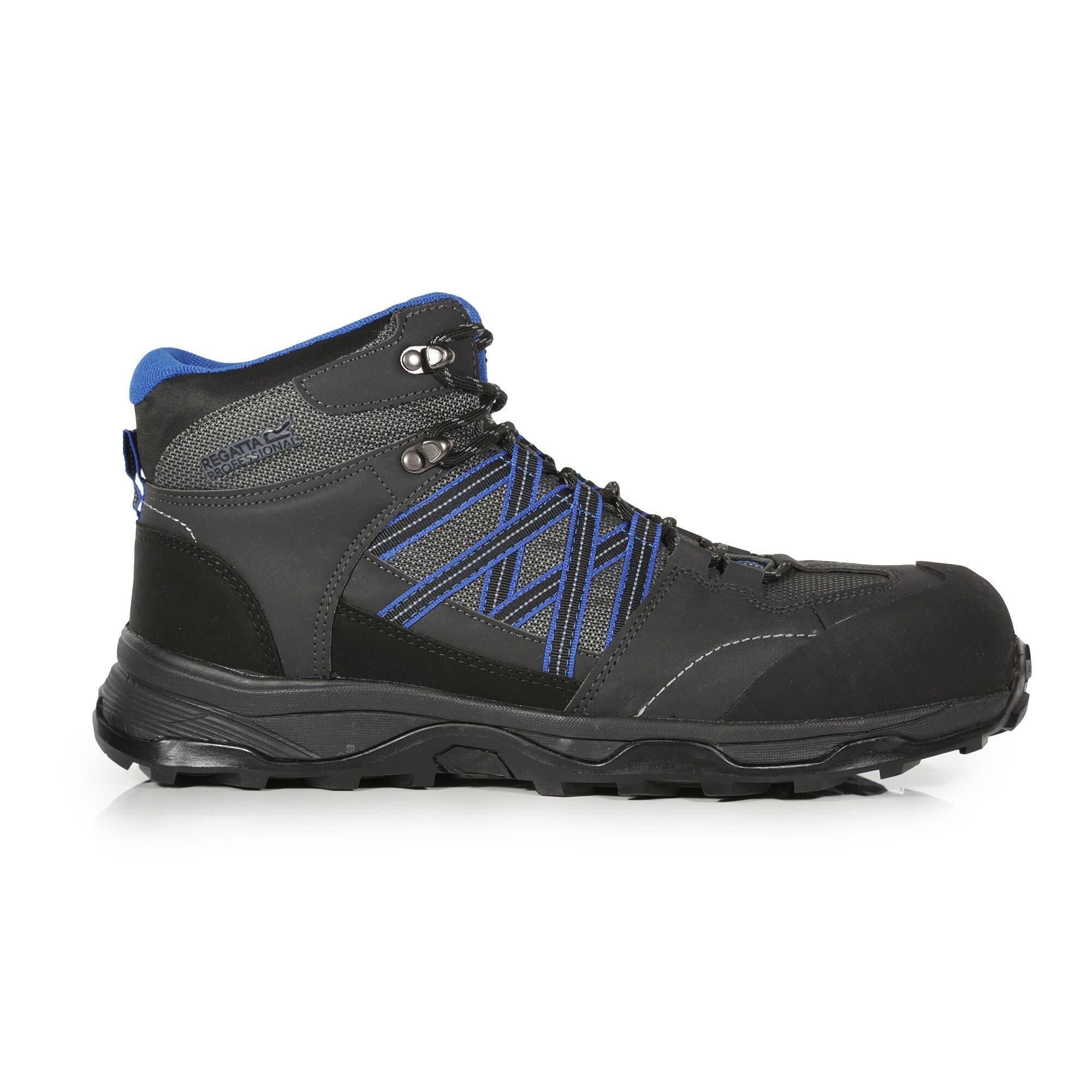 Briar/Oxblue - Regatta - Claystone Safety Toe Cap Safety Work Boot - 8