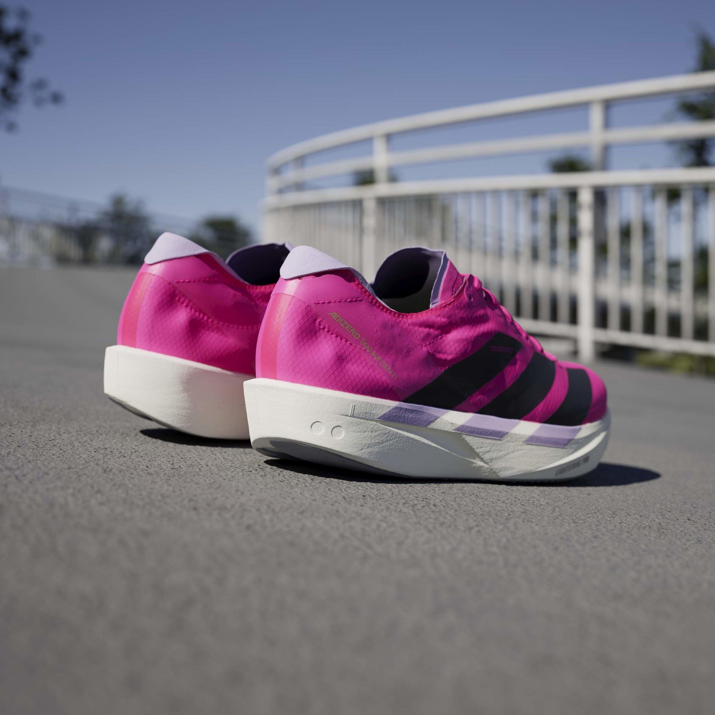 Chokolade Pink - adidas - Adizero Takumi Sen 11 Trainers Mens - 13