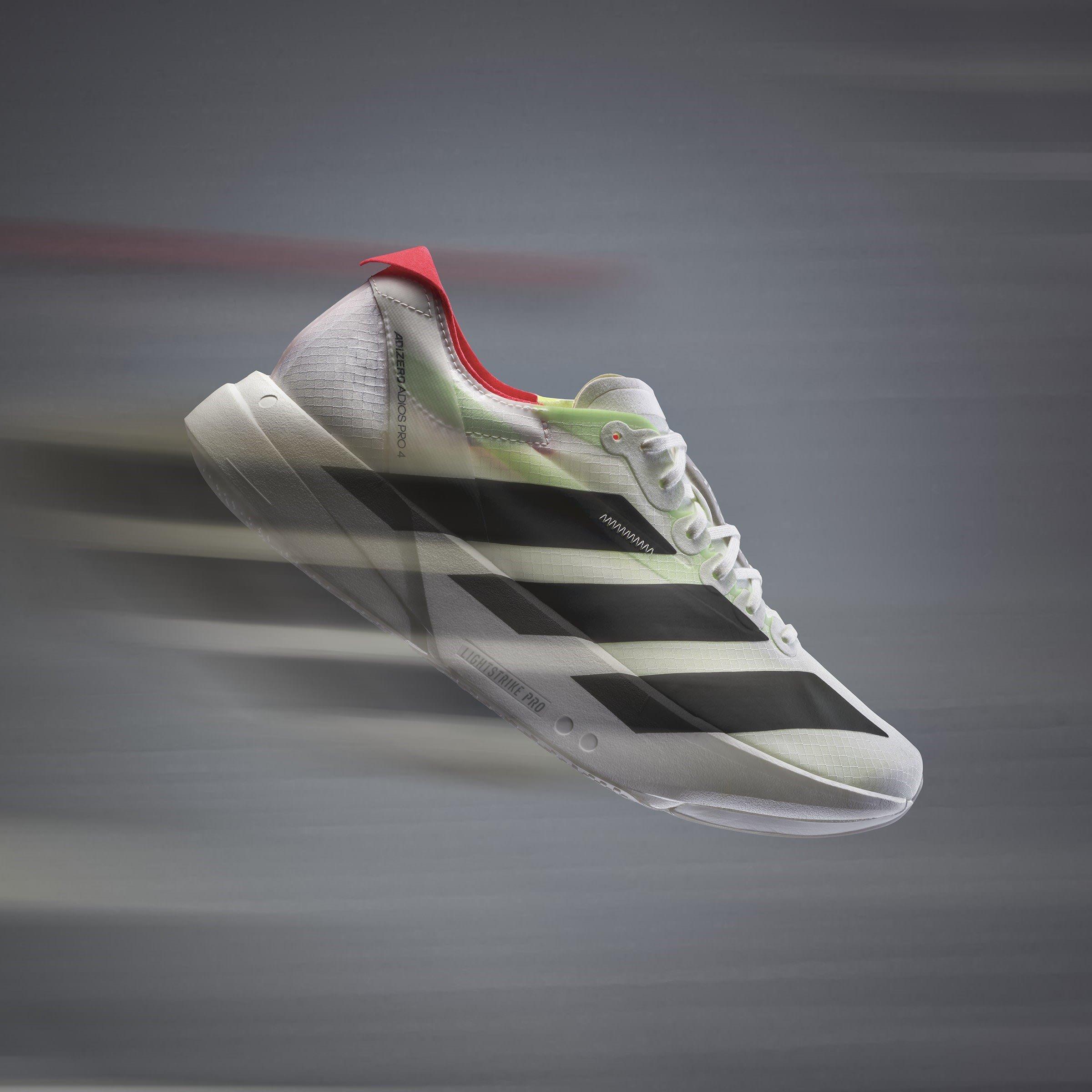 Wht/Blk/Silver - adidas - Adios Pro 4 Mens Running Shoes - 9