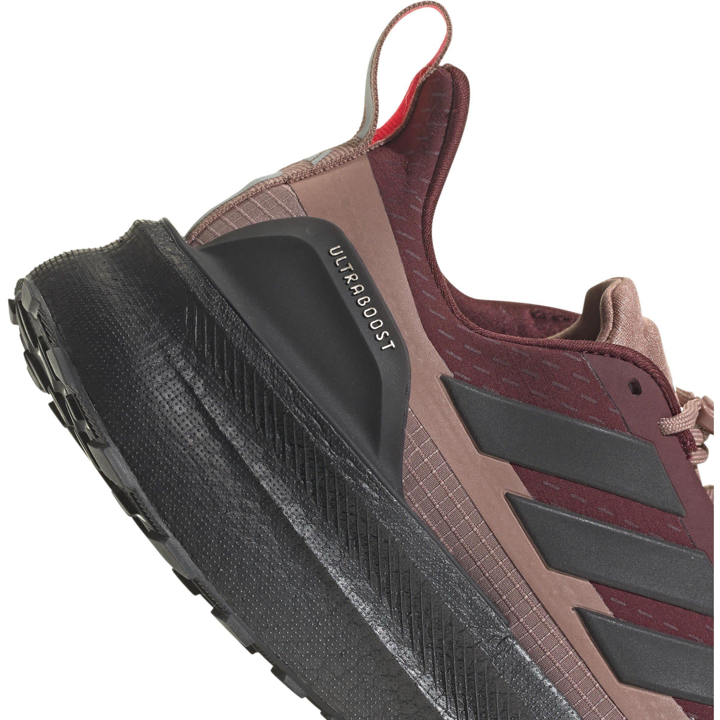 Shadow Red/Blk - adidas - Ultraboost Road Running Shoes Womens - 8