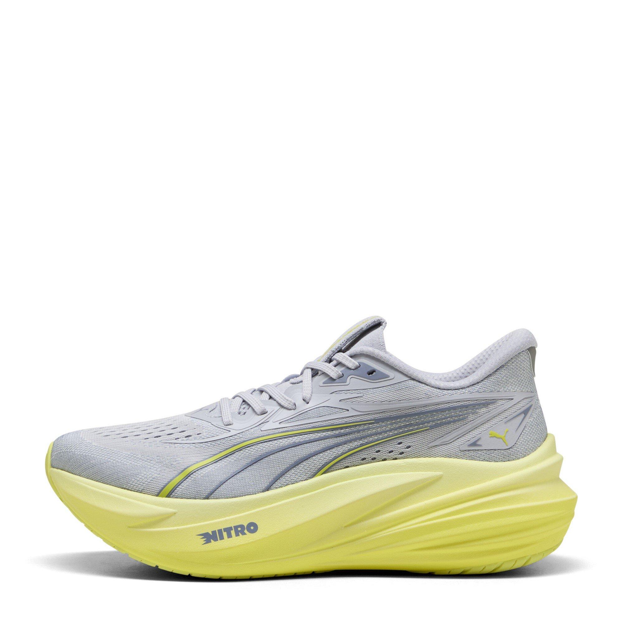 Silver/Lux Lime - Puma - Men's Running Shoes - 2