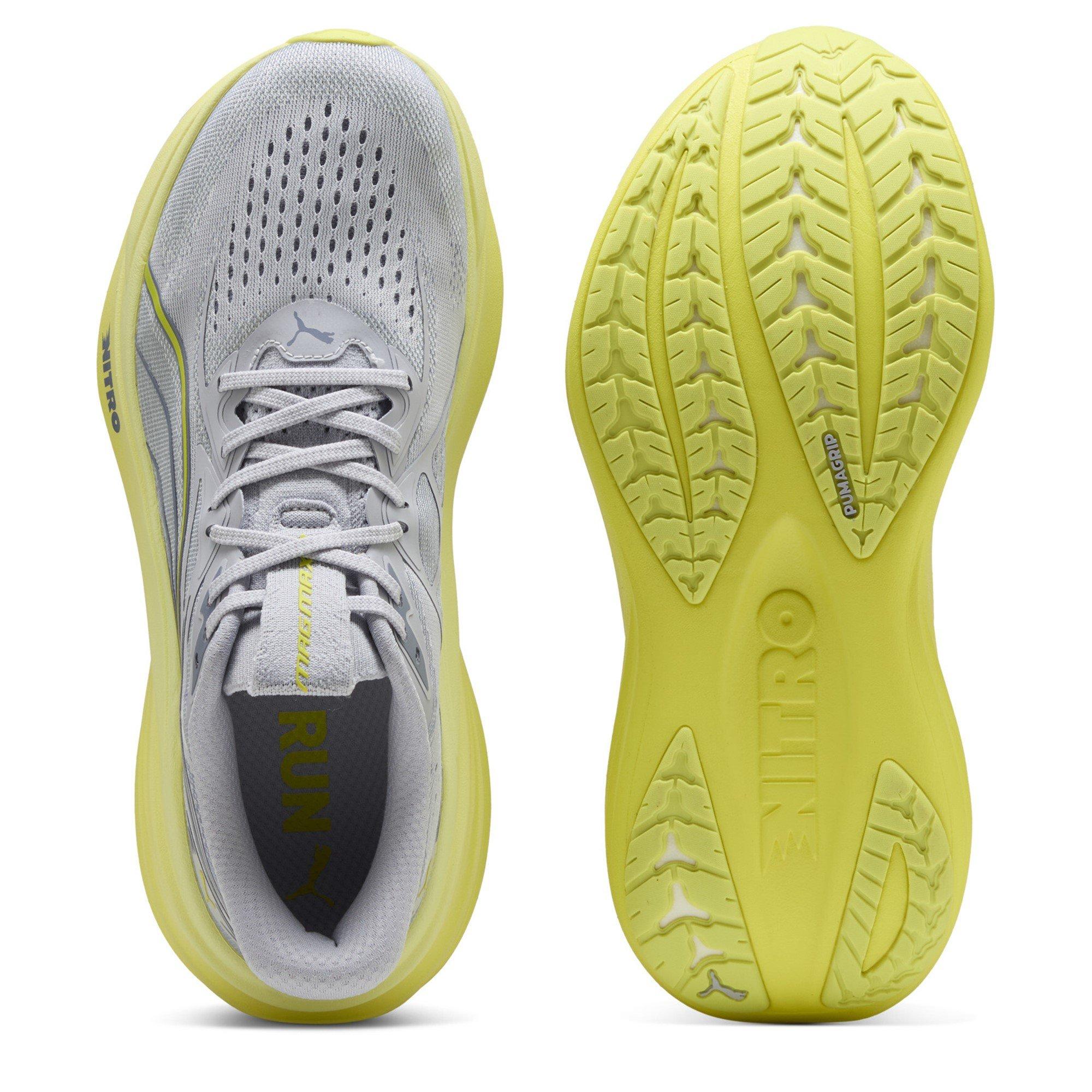 Silver/Lux Lime - Puma - Men's Running Shoes - 3