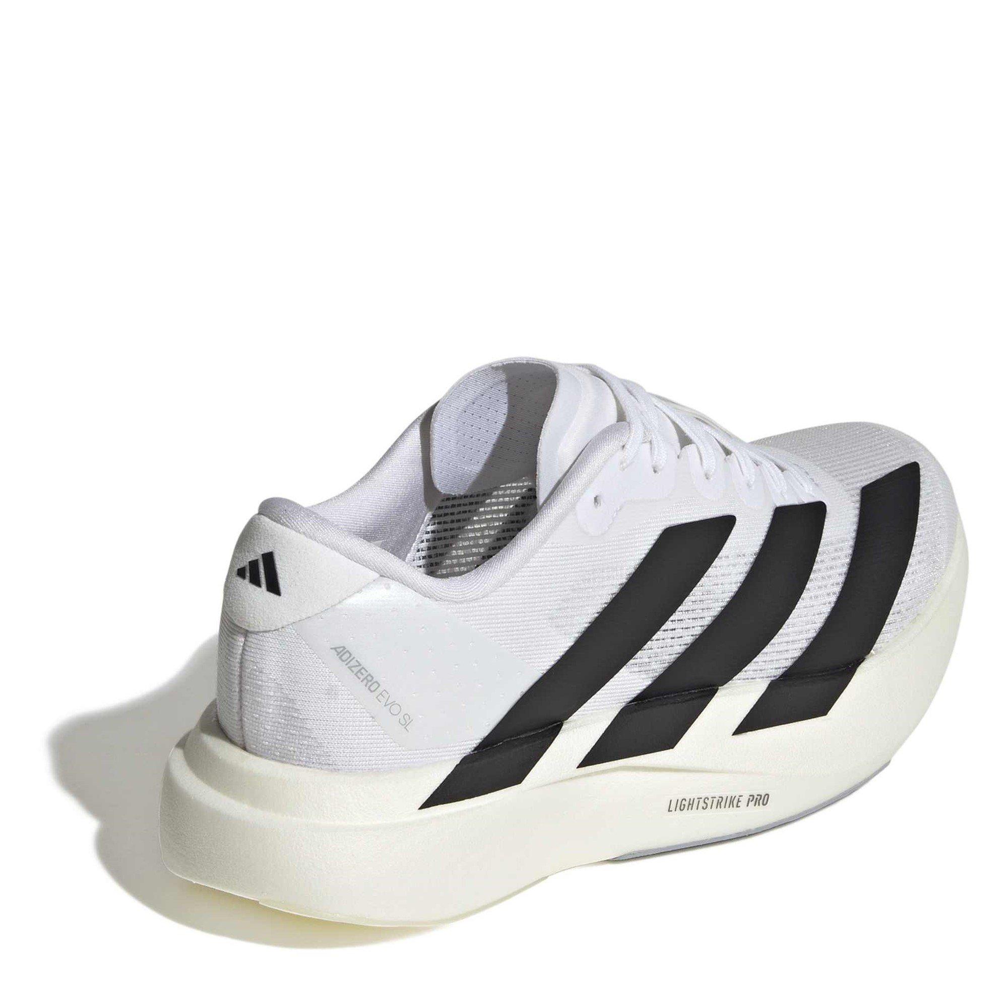 Weiß/Schwarz - adidas - Adizero EVO SL Road Running Shoes Juniors - 4