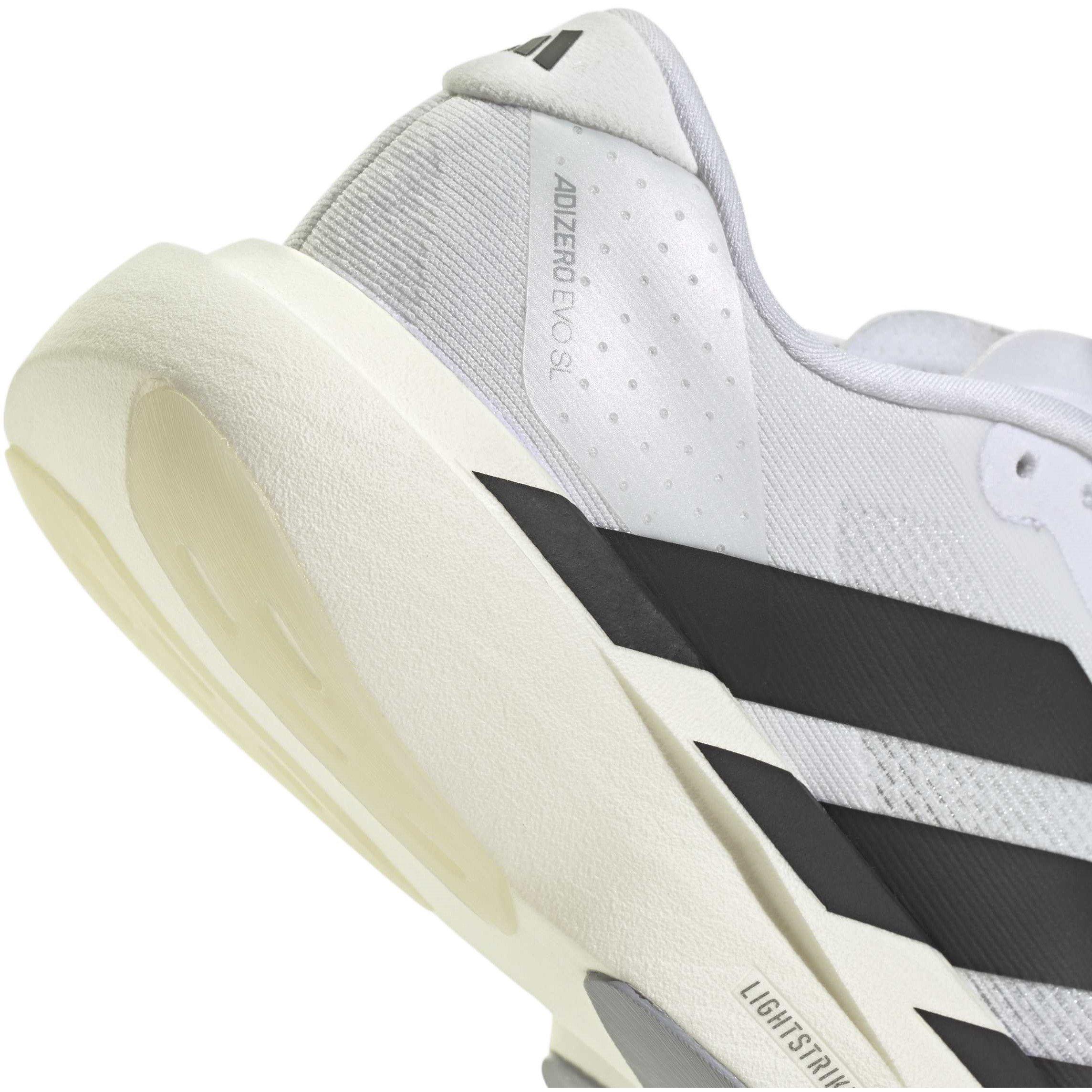 Weiß/Schwarz - adidas - Adizero EVO SL Road Running Shoes Juniors - 8