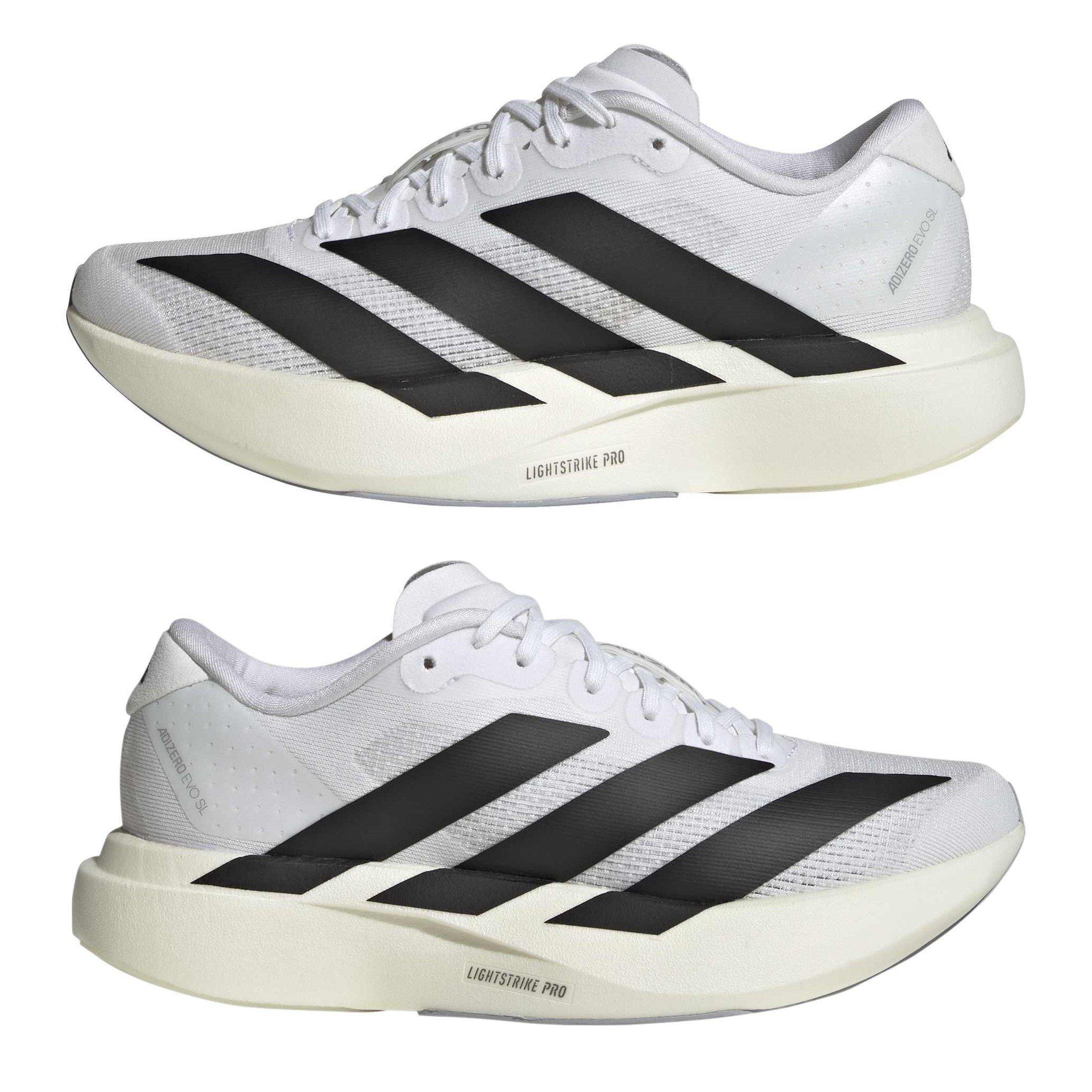 Weiß/Schwarz - adidas - Adizero EVO SL Road Running Shoes Juniors - 9