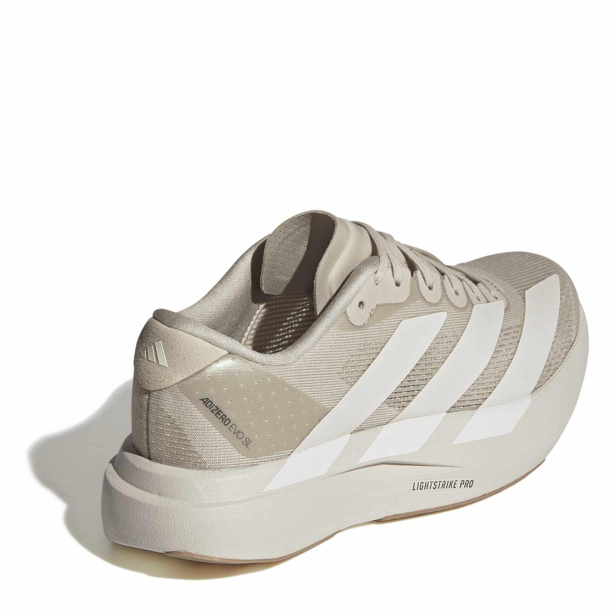 Alumina/Sndstn - adidas - Adizero EVO SL Road Running Shoes Juniors - 4