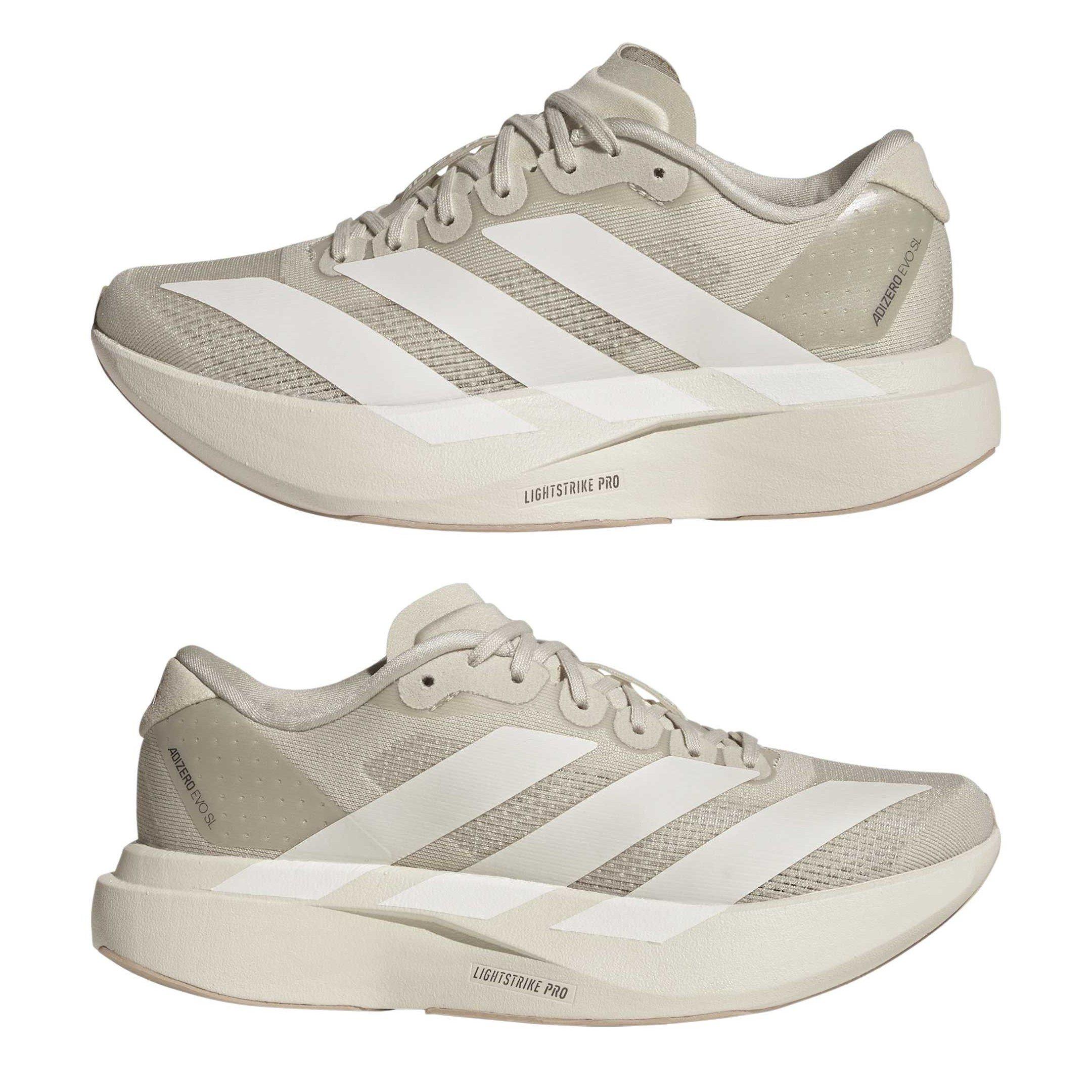 Alumina/Sndstn - adidas - Adizero EVO SL Road Running Shoes Juniors - 9