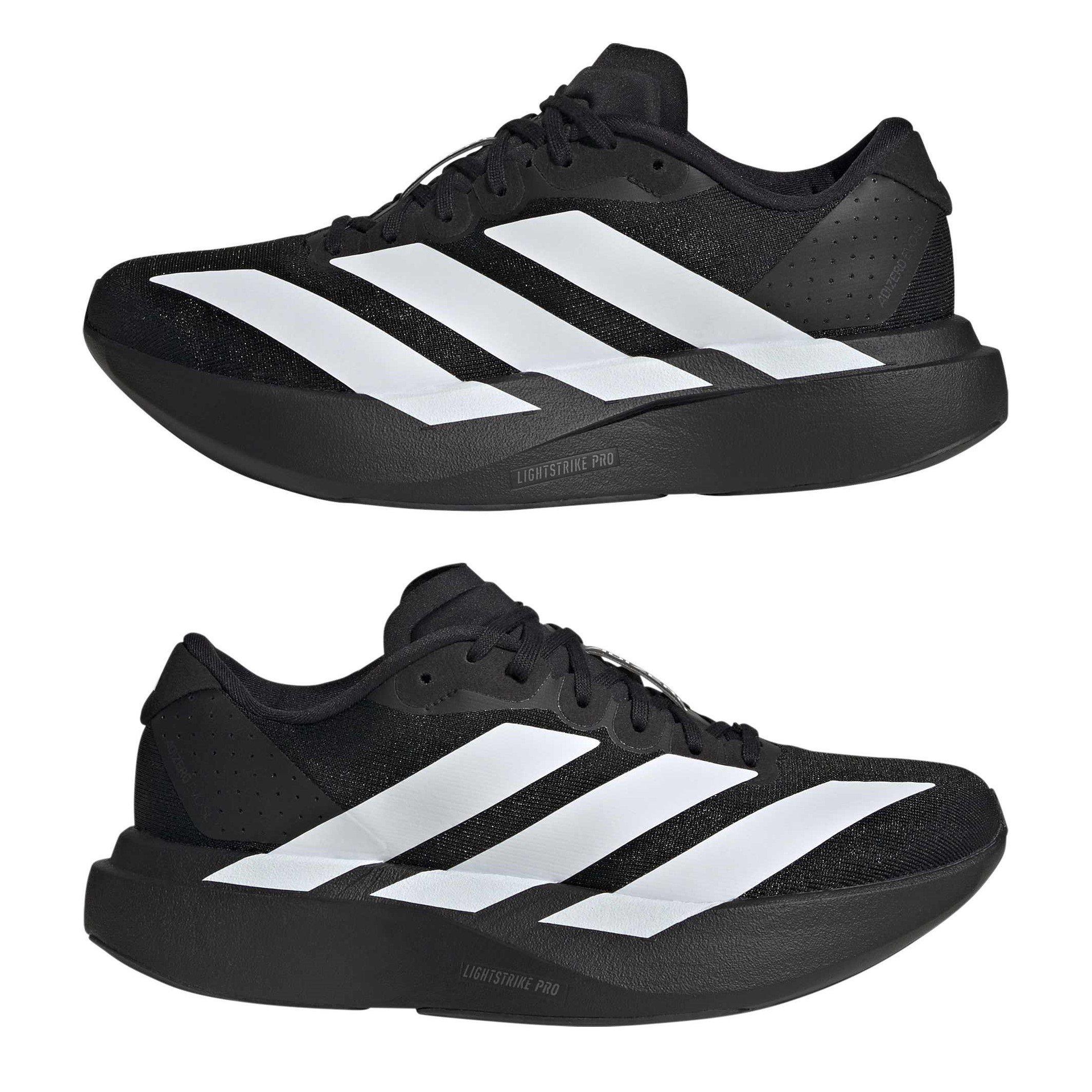 Blck/Wht/Crbn - adidas - Adizero EVO SL Road Running Shoes Juniors - 9