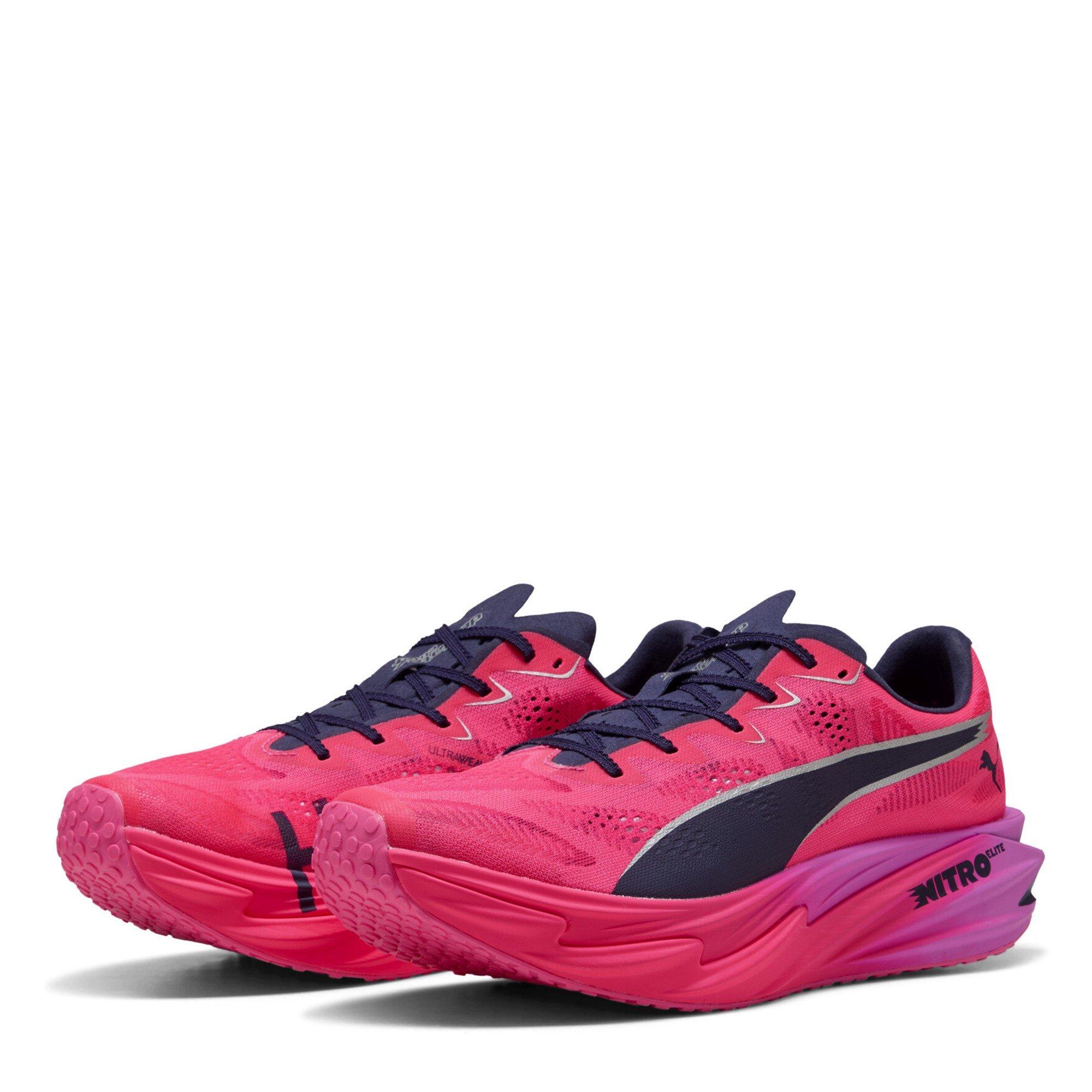 Puma Men's Deviate Elite 4 Road Running Shoes - Hyrox Pink - 7 (40.5)