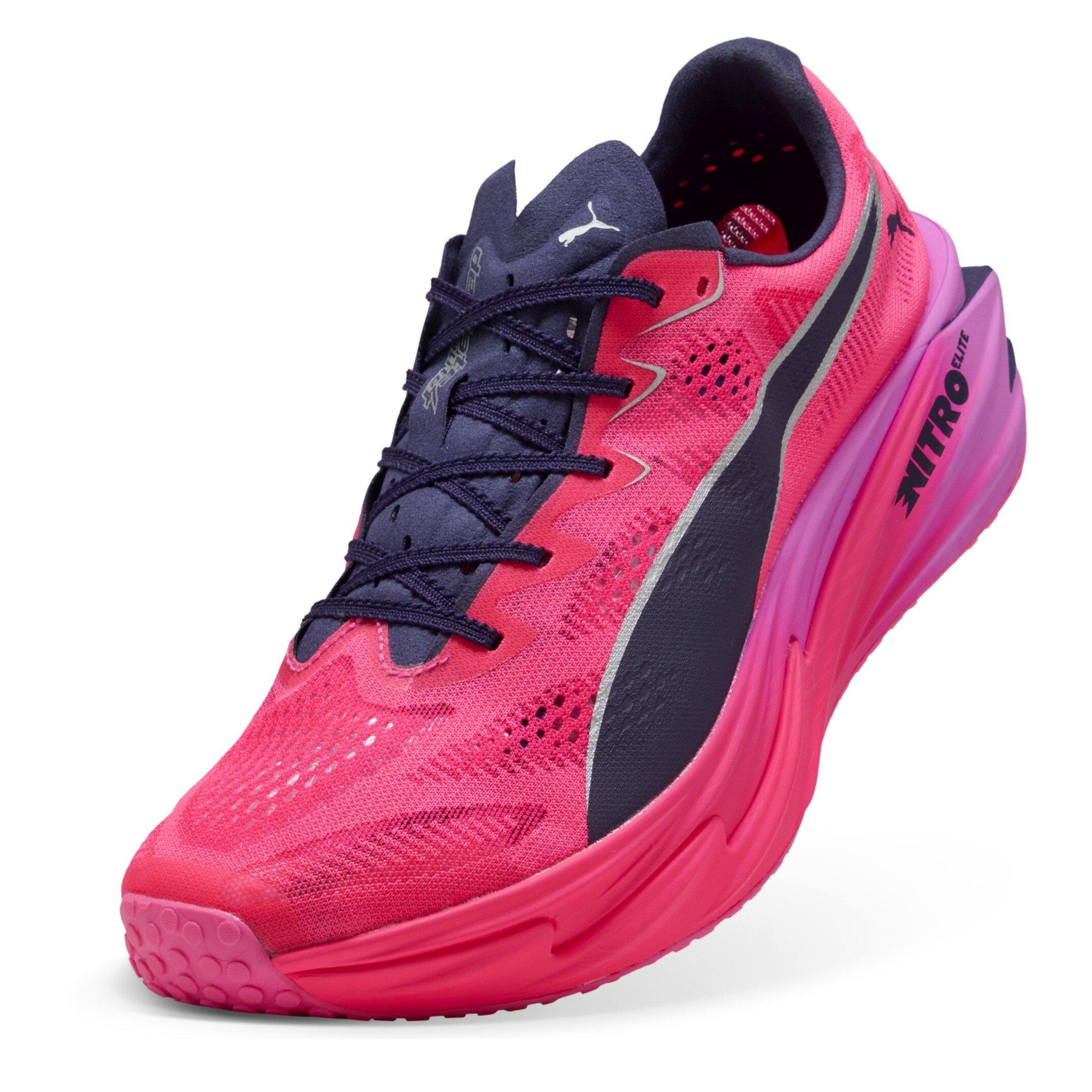 Hyrox Pink - Puma - Mens Deviate Elite 4 Road Running Shoes - 7