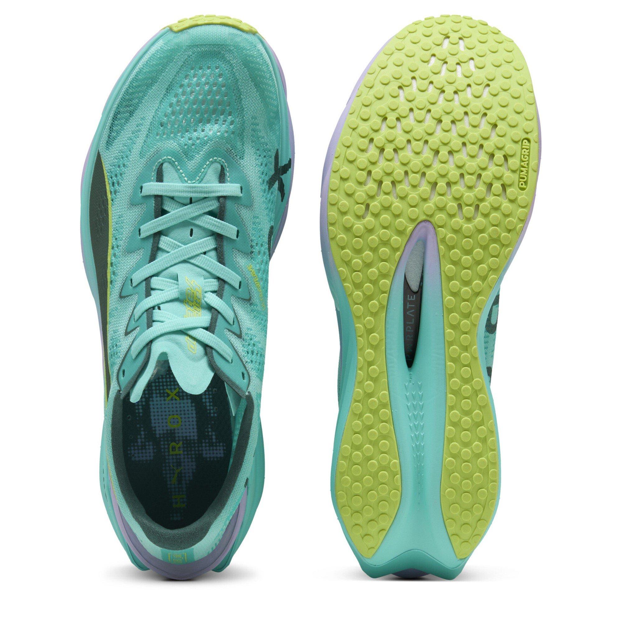 Intense Mint - Puma - Mens Deviate Elite 4 Road Running Shoes - 4
