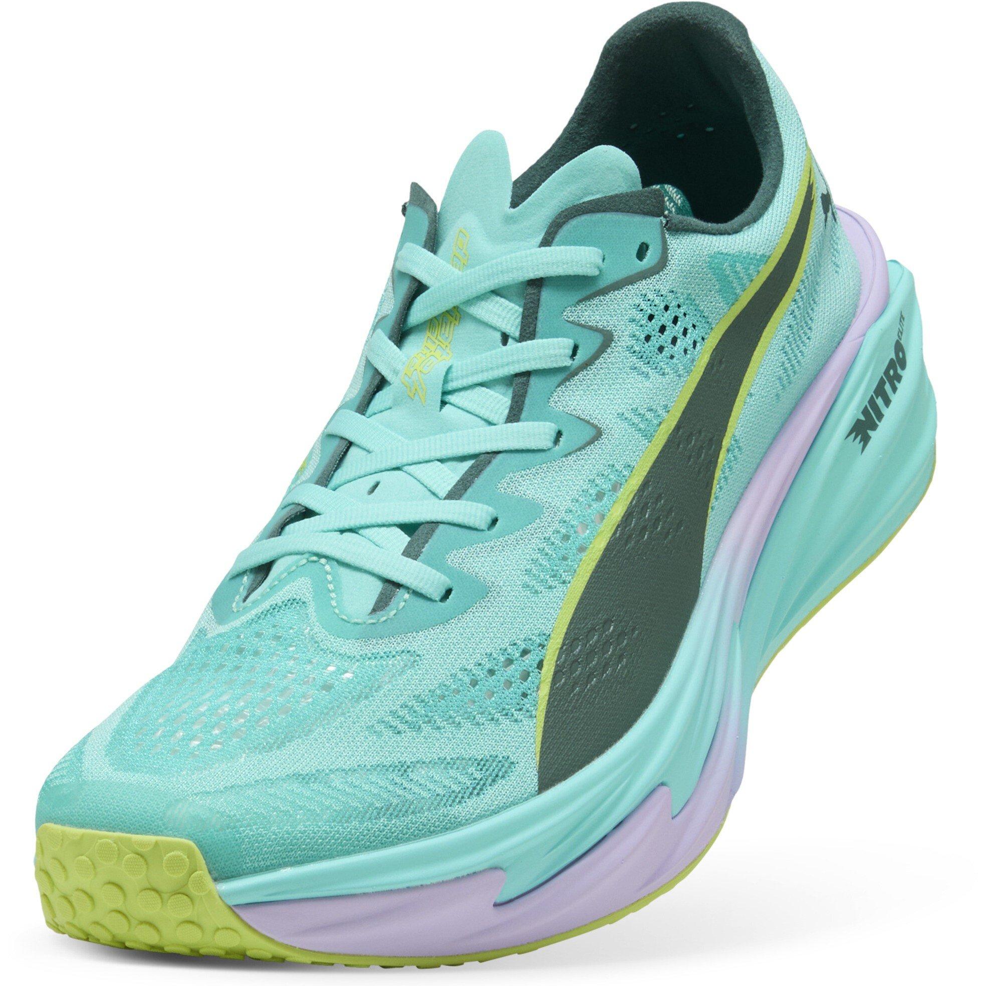 Intense Mint - Puma - Mens Deviate Elite 4 Road Running Shoes - 8