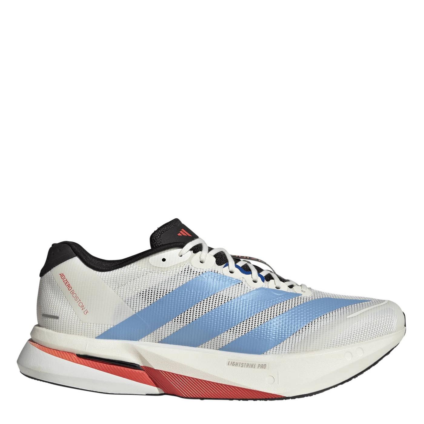 adidas Adizero Boston 13 White Royal Blue Halo Silver — foto 7