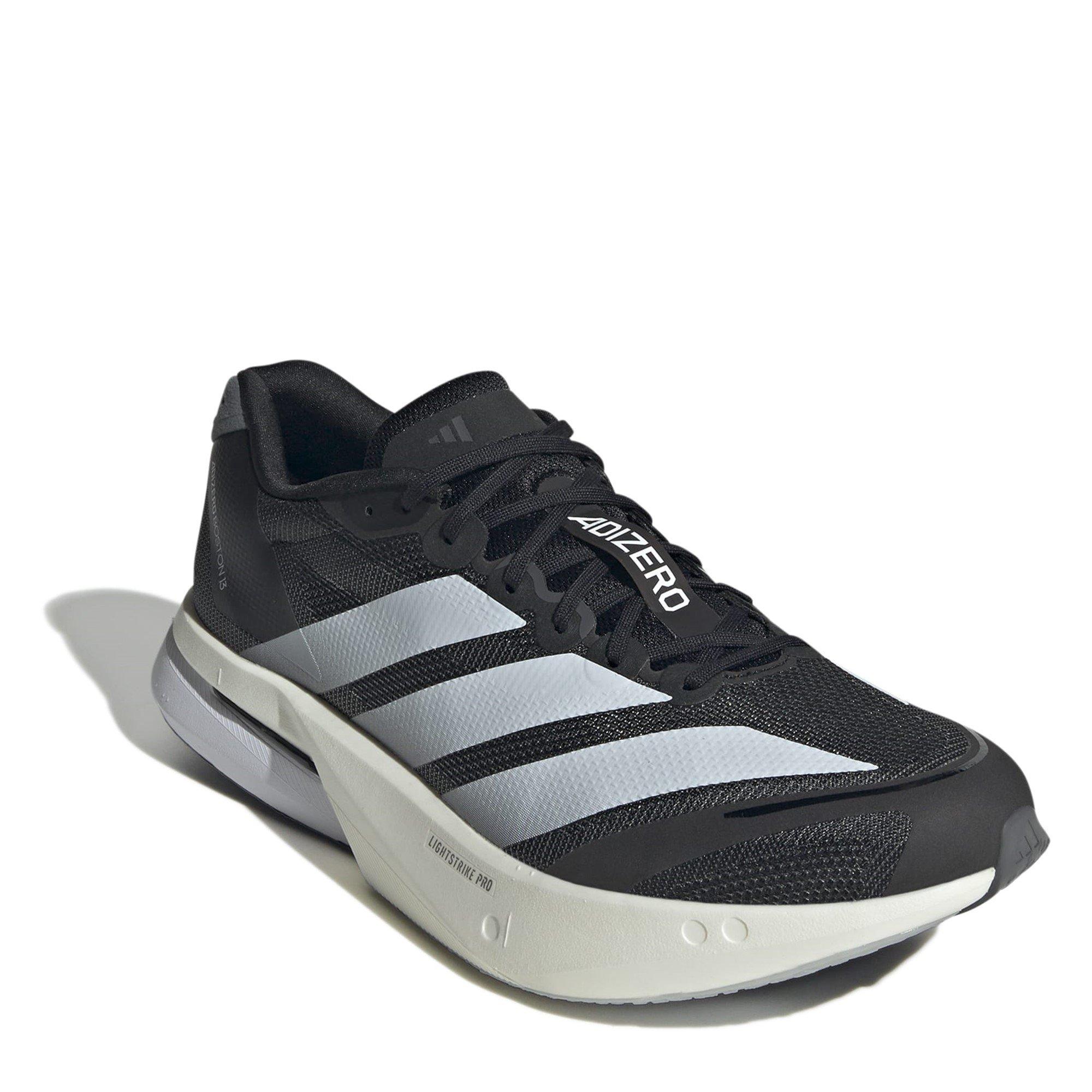 Preto/Branco - adidas - Adizero Boston 13 Road Running Shoes Mens - 3