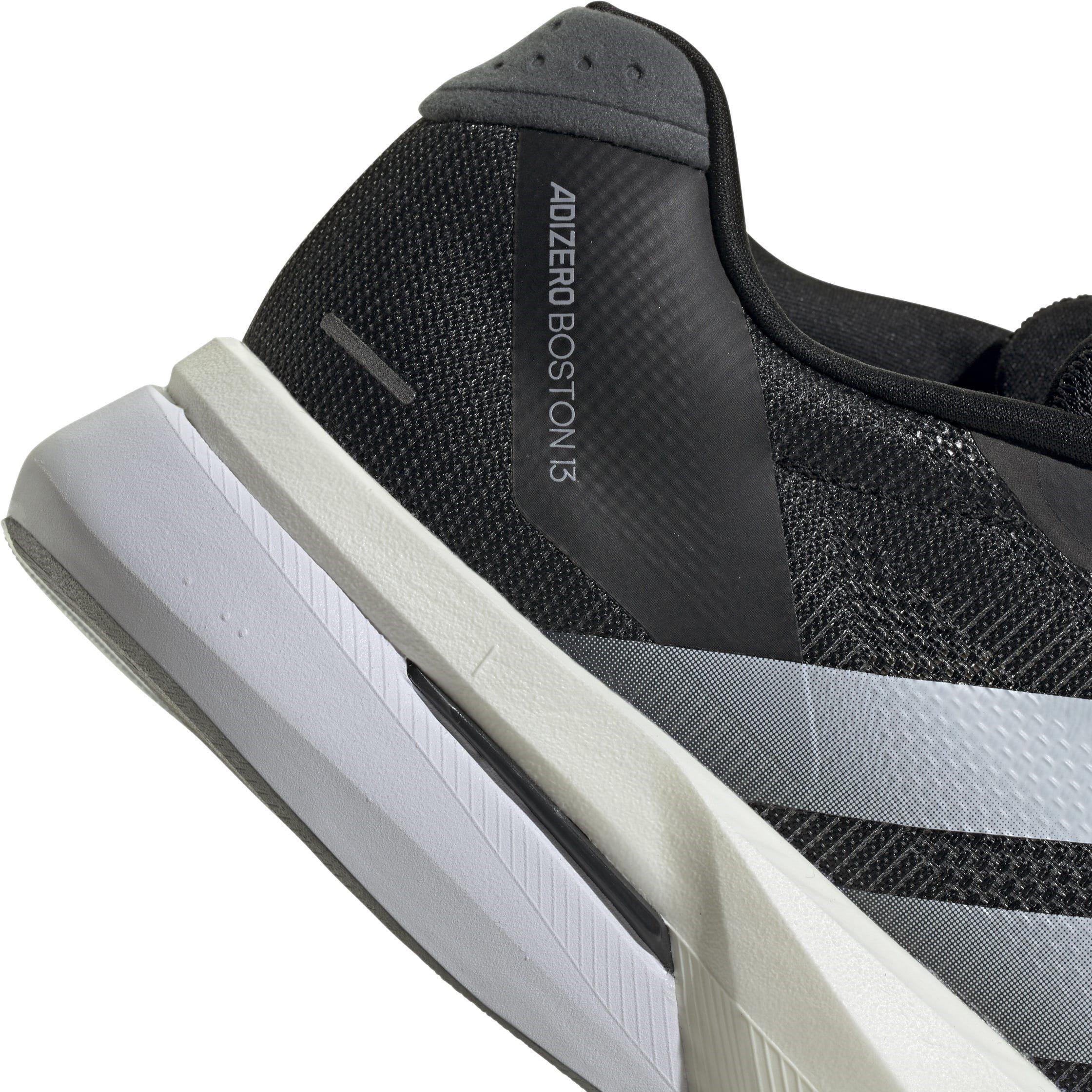 Preto/Branco - adidas - Adizero Boston 13 Road Running Shoes Mens - 8