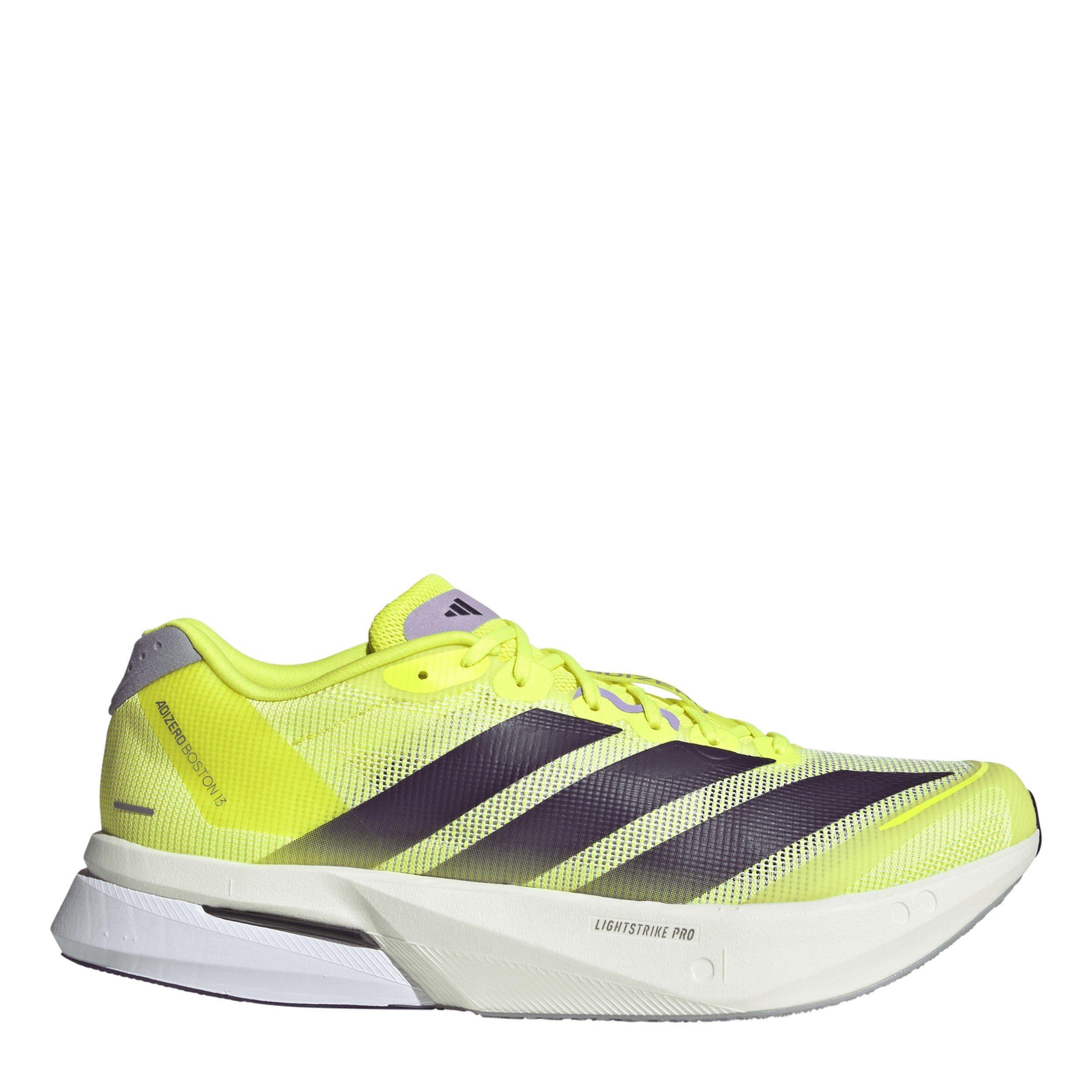 Adidas Men's Adizero Boston 13 Road Running Shoes - Solar Yellow - 11 (46)