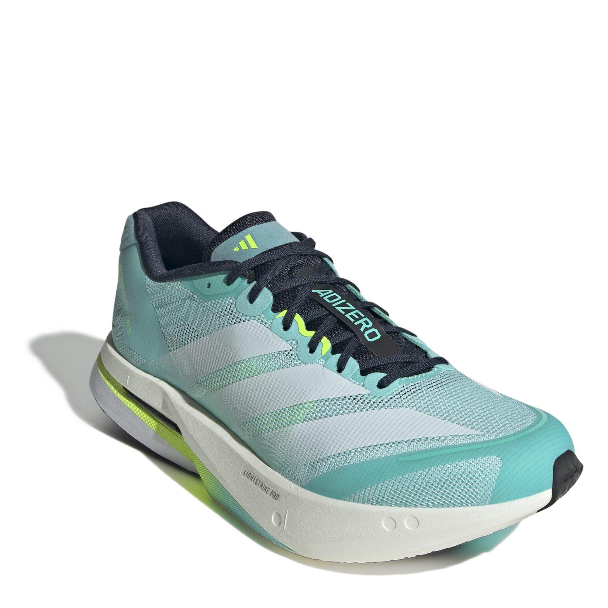 Flash Aqua - adidas - Adizero Boston 13 Road Running Shoes Mens - 3