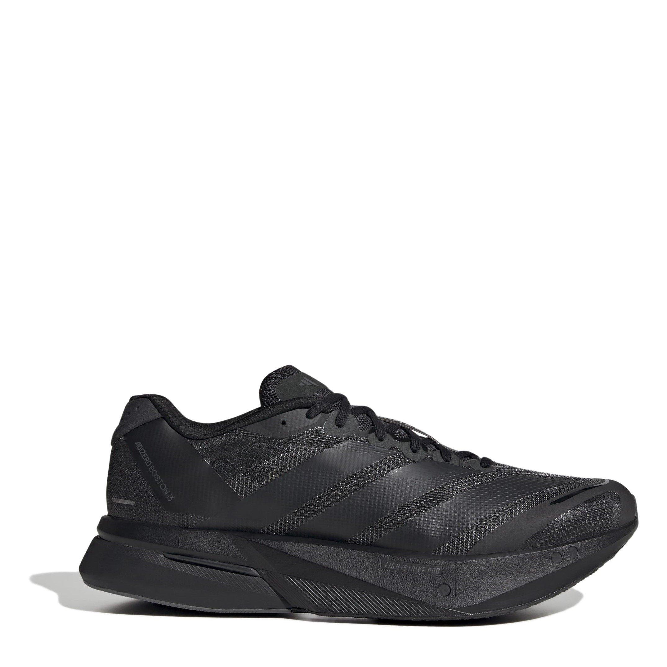 Adidas Men's Adizero Boston 13 Road Running Shoes - Carbon/Black - 9 (43.3)