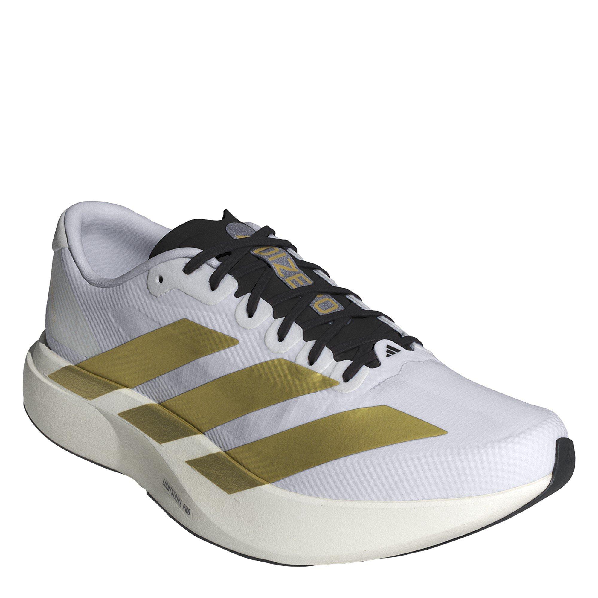 Wht/Gold/Black - adidas - Adizero EVO SL Mens Shoes - 3