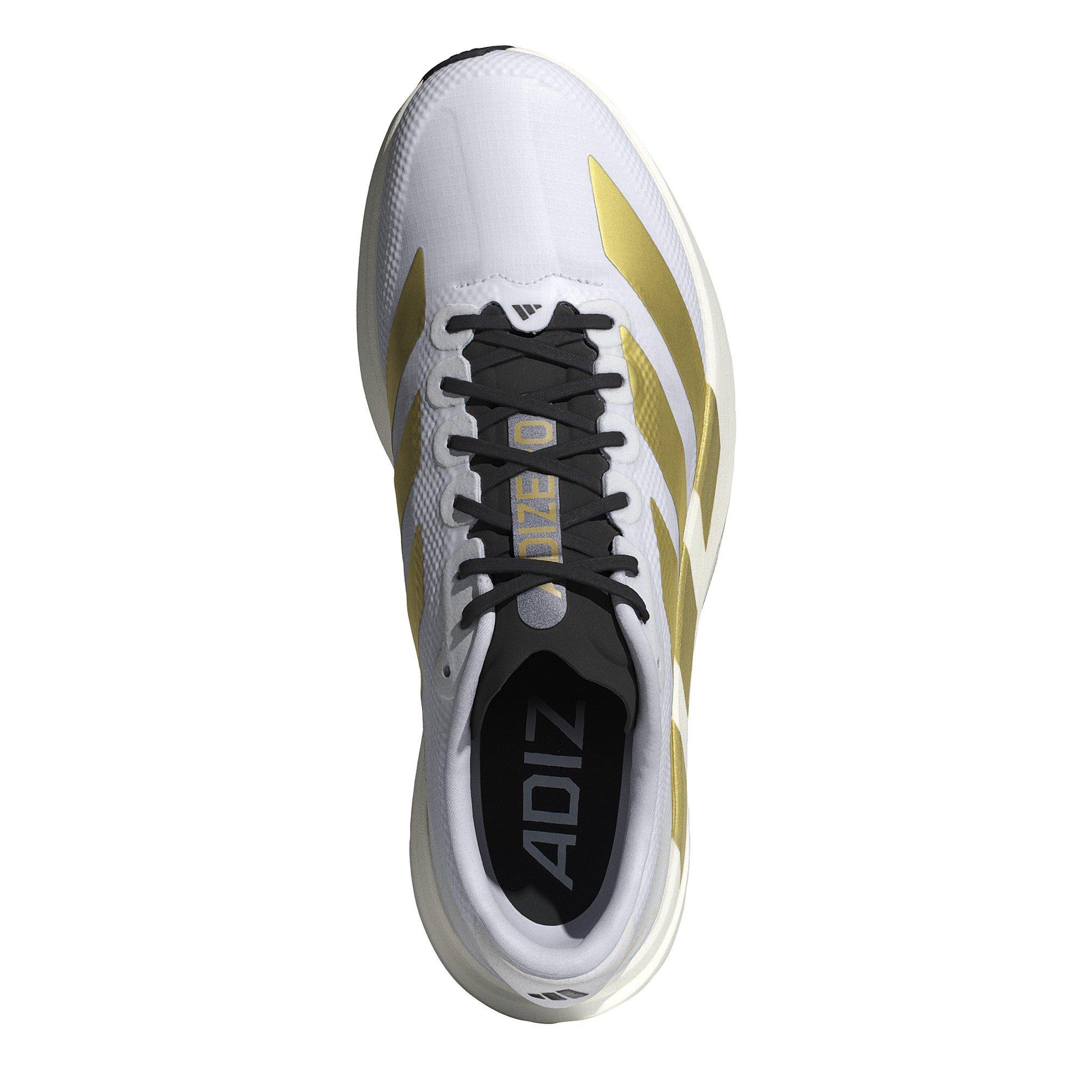 Wht/Gold/Black - adidas - Adizero EVO SL Mens Shoes - 5