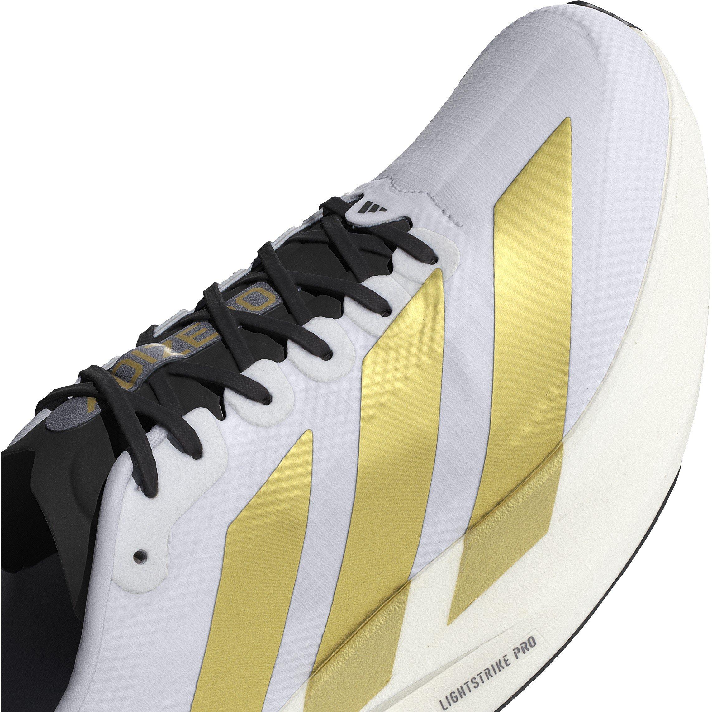 Wht/Gold/Black - adidas - Adizero EVO SL Mens Shoes - 7