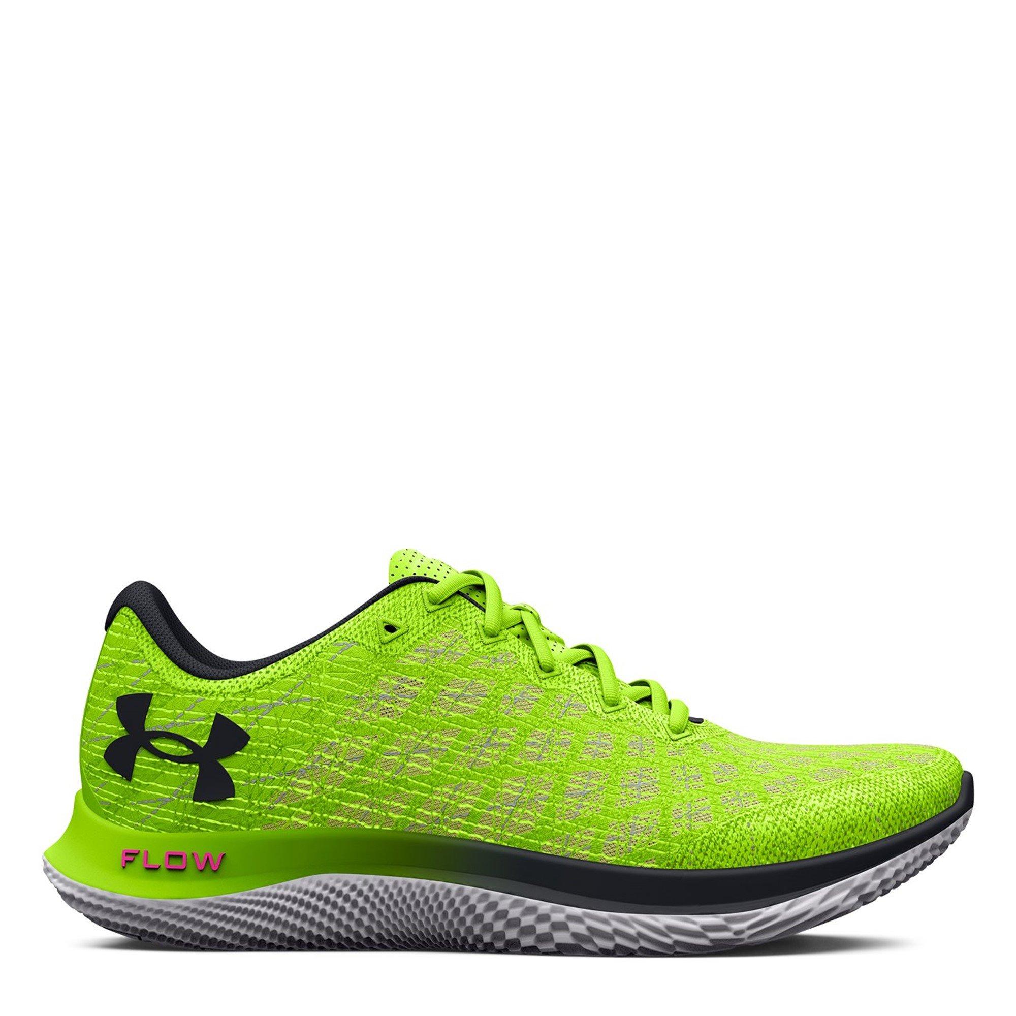 Green - Under Armour - Men's Flow Velo Wind Fast Running Shoes - 1