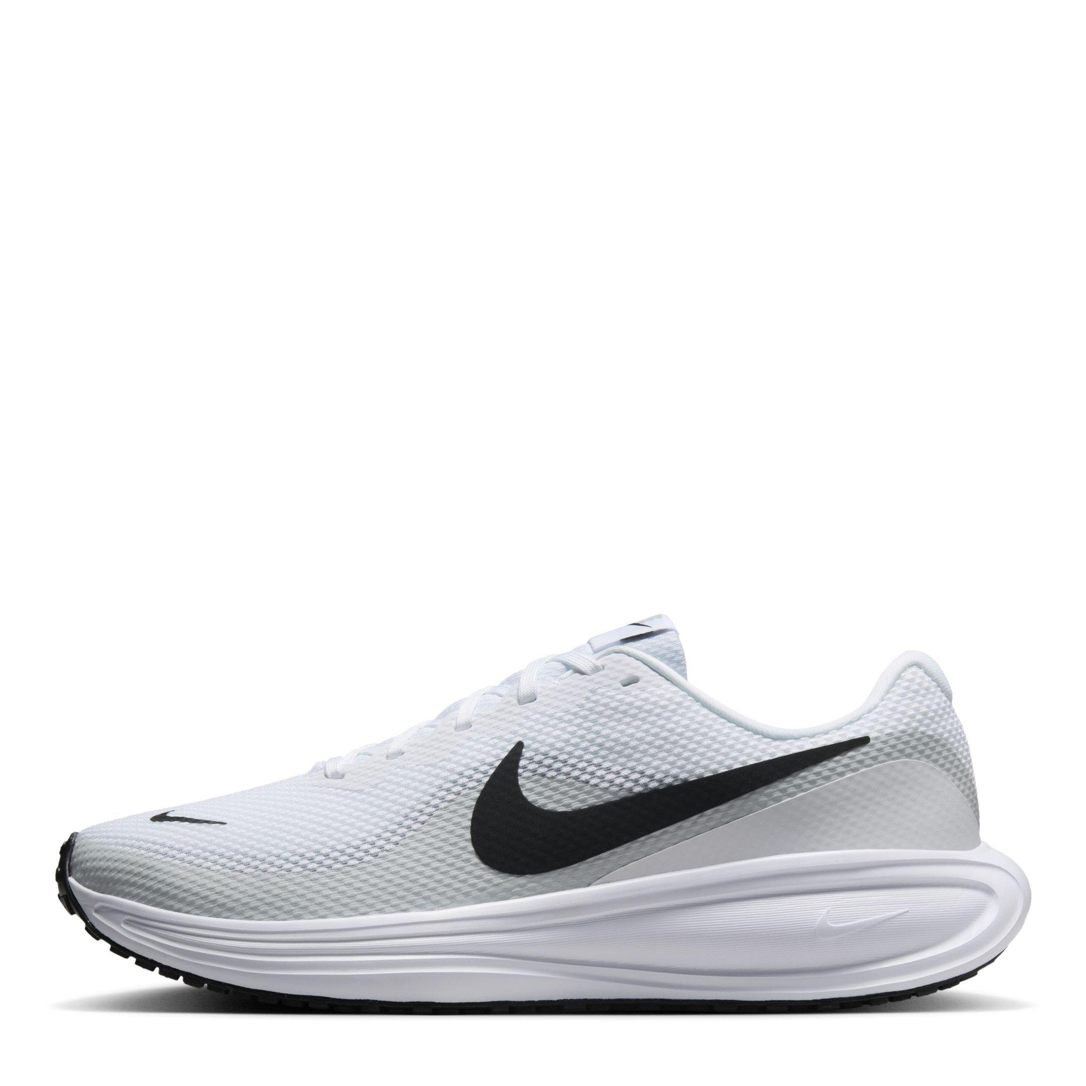 Wht/Blk-Pltnm - Nike - Revolution 8 Running Shoe - 2