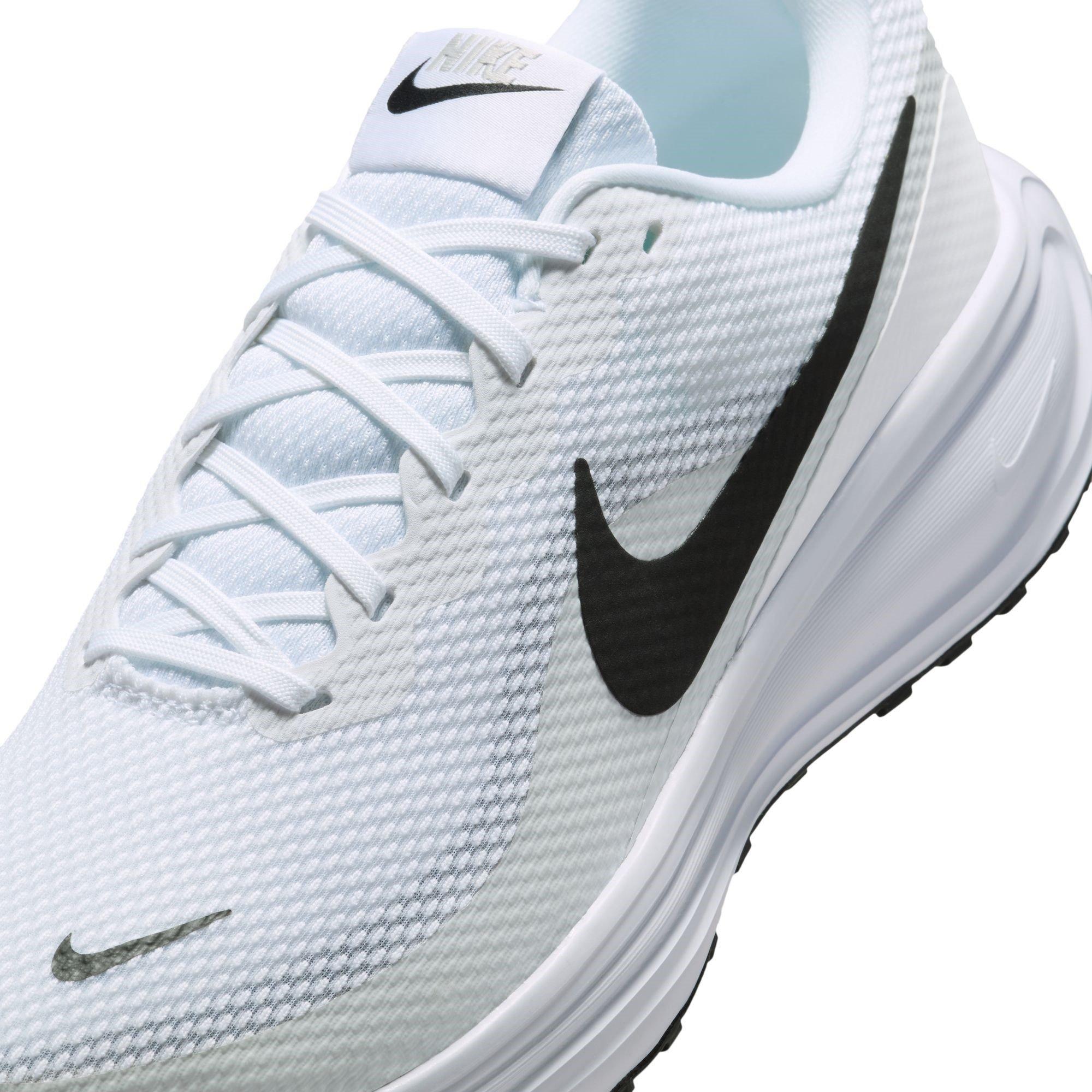 Wht/Blk-Pltnm - Nike - Revolution 8 Running Shoe - 7