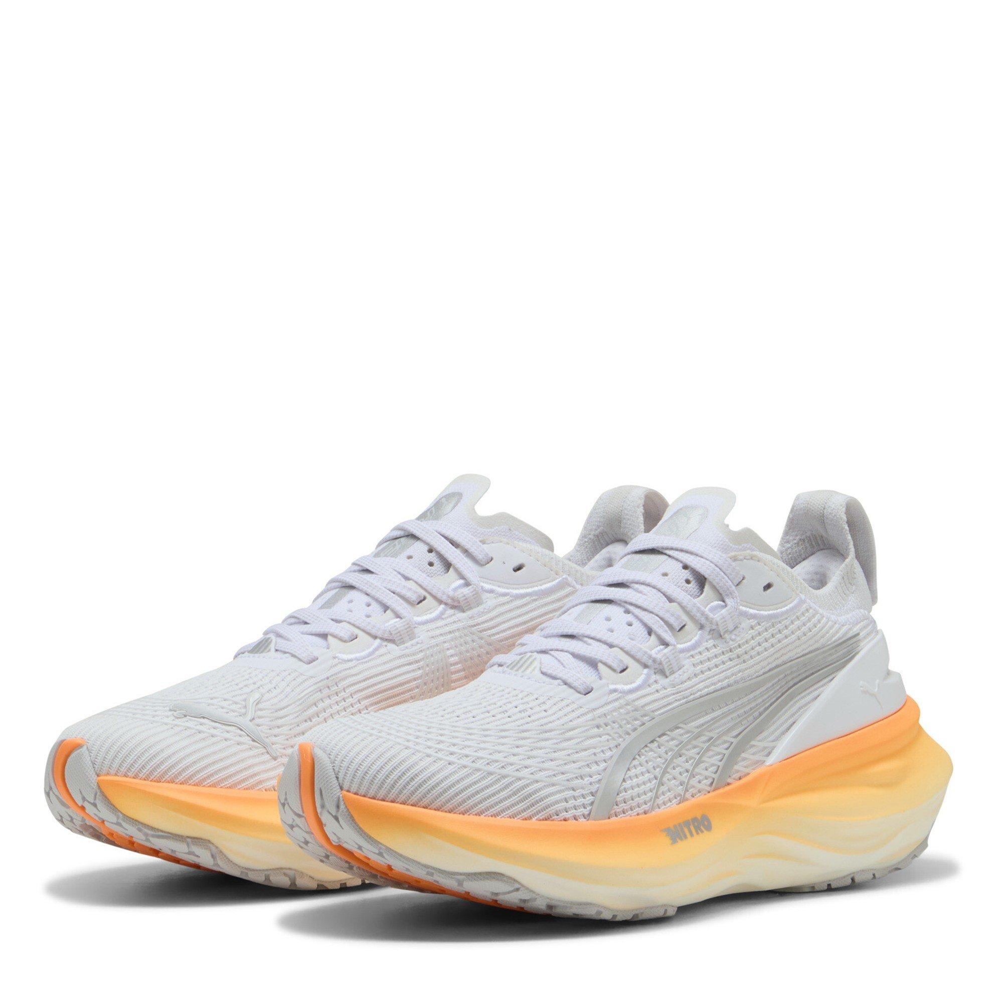 Puma Women's Foreverrun Nitro 2 Wn Road Running Shoes - White-Heatfi - 5 (38)