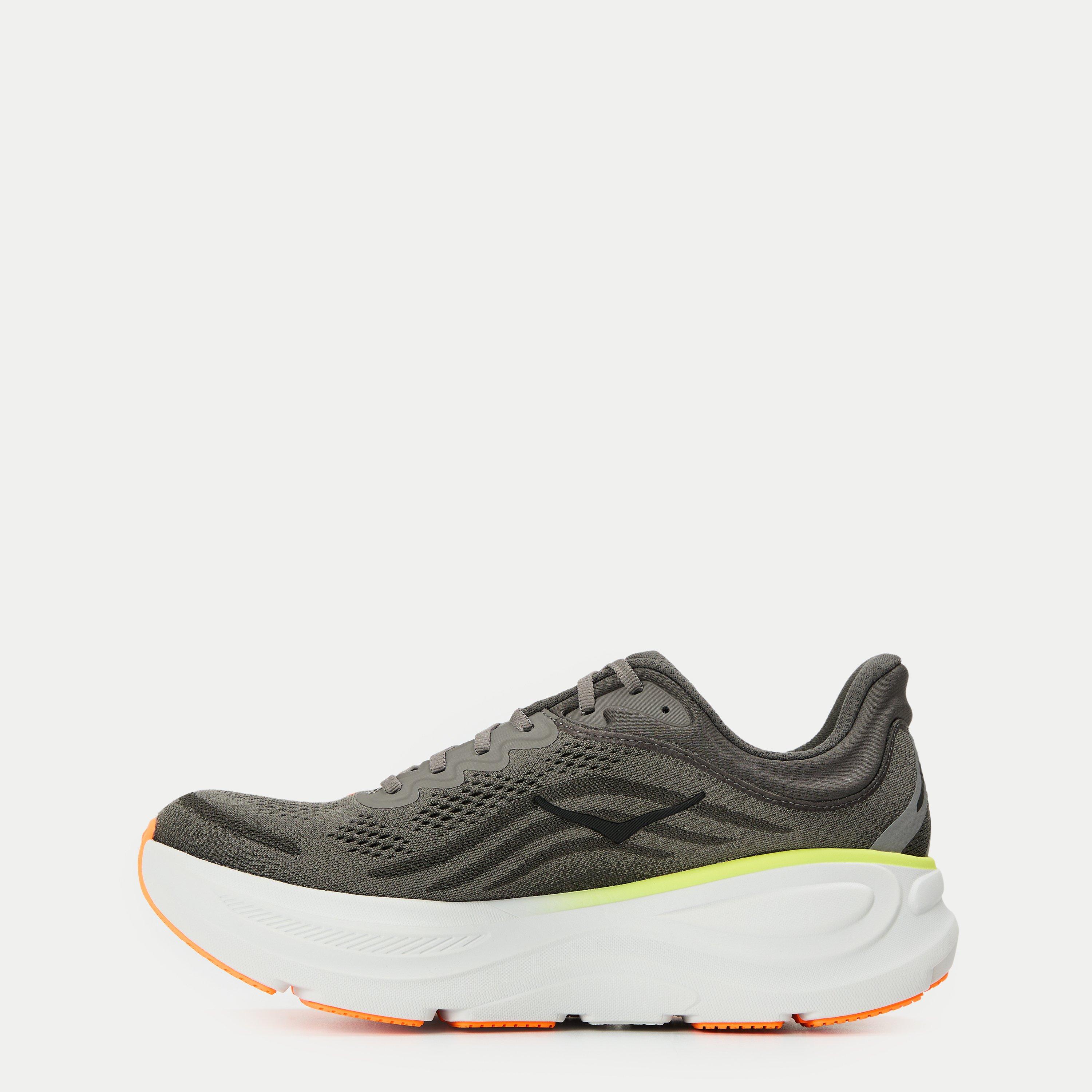 Grey / Gravel - Hoka - Men's Bondi Breathable Everyday Neutral Road Running Shoes - 2